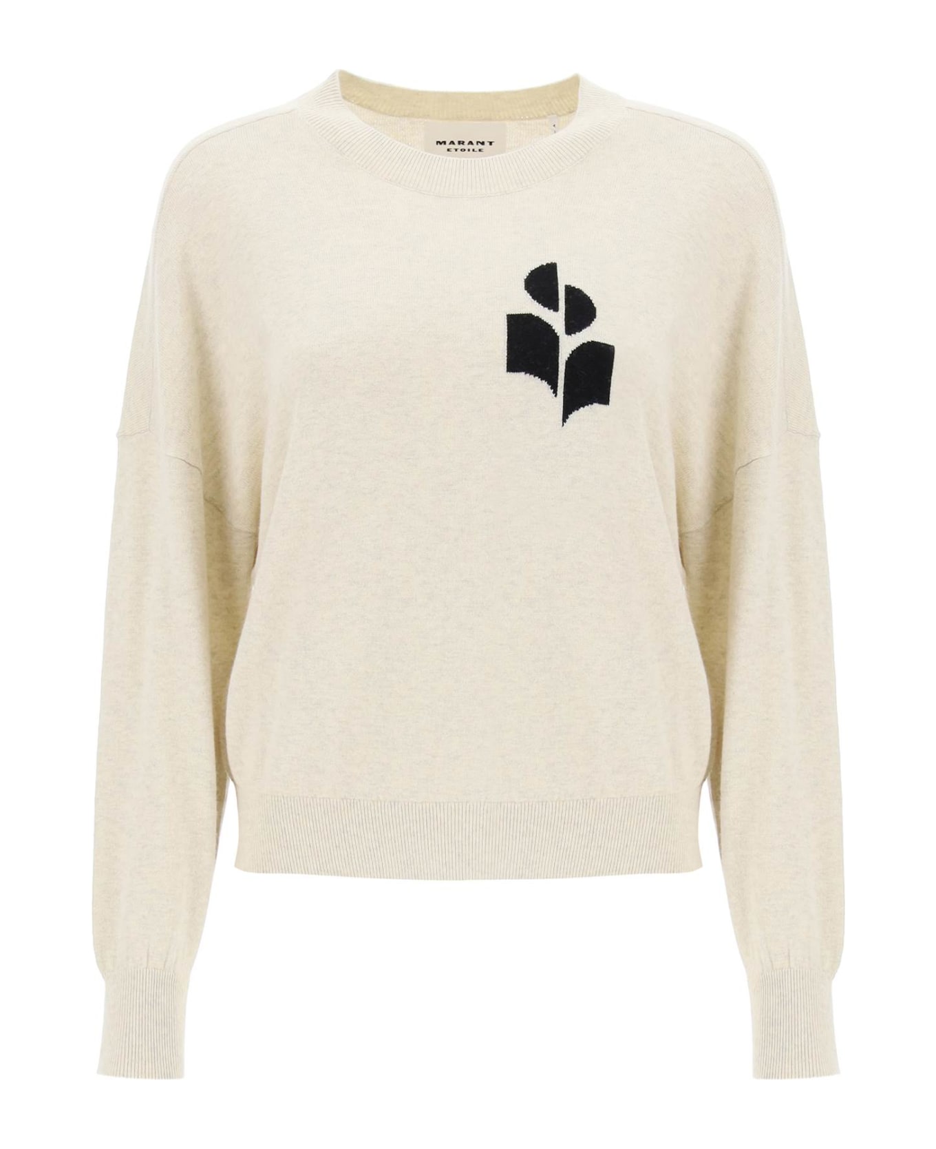 Marant Étoile Marisans Sweater With Logo Intarsia - GREY