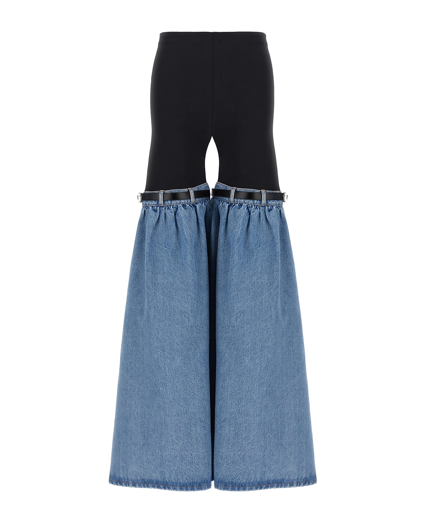 Coperni 
hybrid Denim Flare
 Pants - BLACK/BLUE
