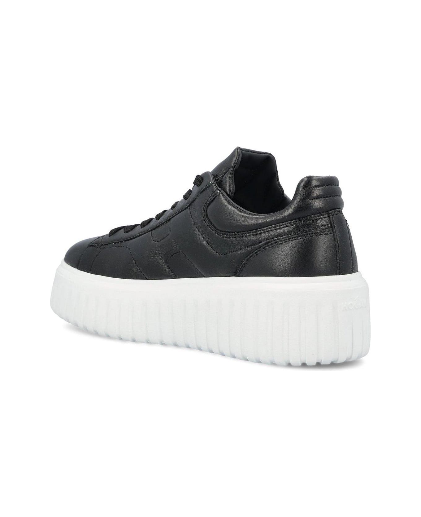 Hogan H-stripes Embellished Lace-up Sneakers - B999