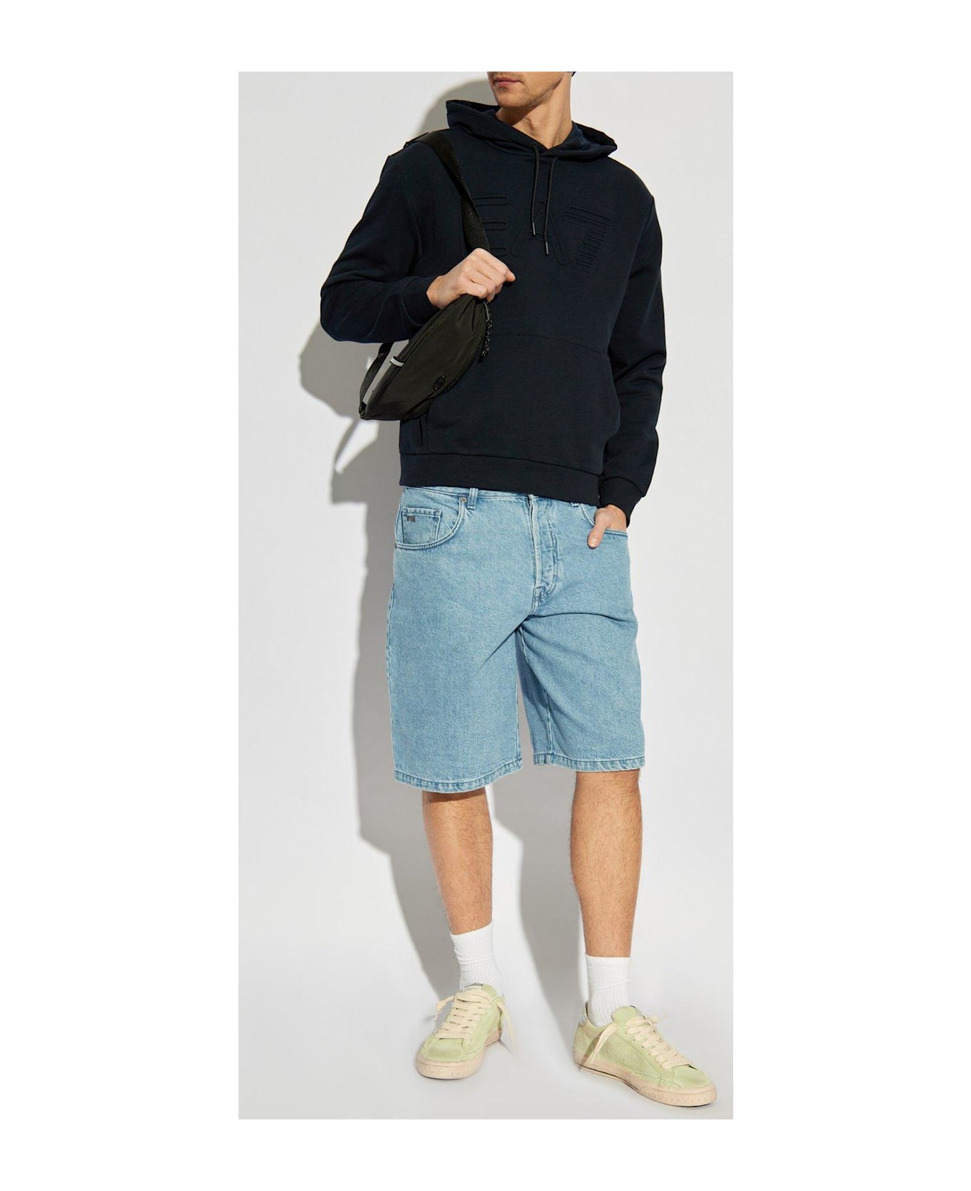 Emporio Armani Denim Shorts - MEDIUM BLUE DENIM 0942