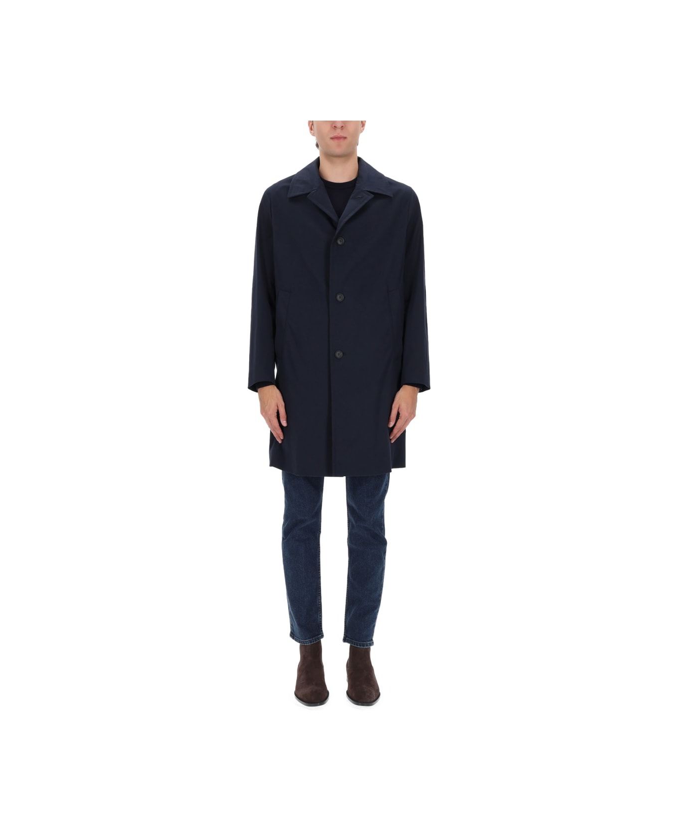 Hugo Boss "c-clark" Coat - BLUE