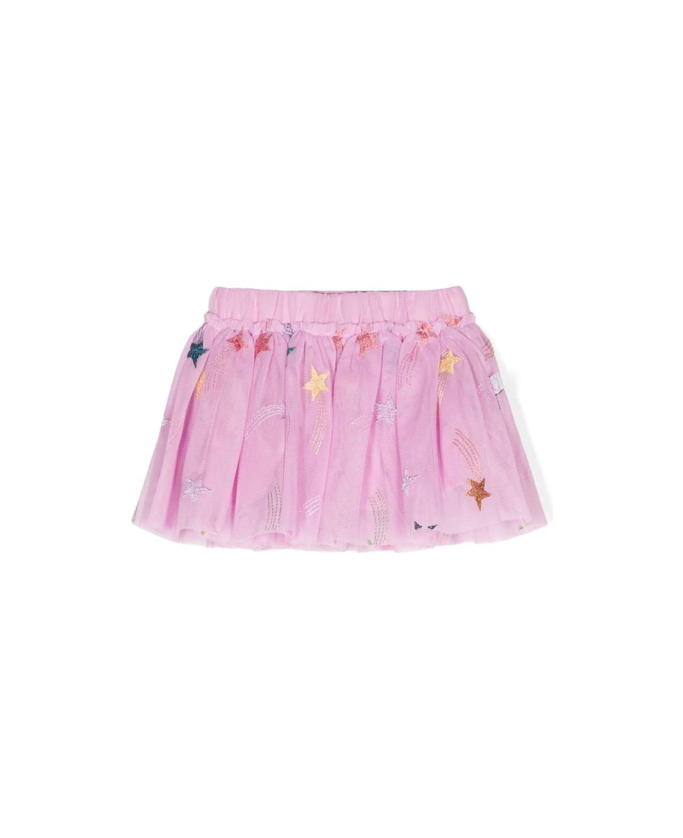 Stella McCartney Kids Gonna Con Ricamo - Pink