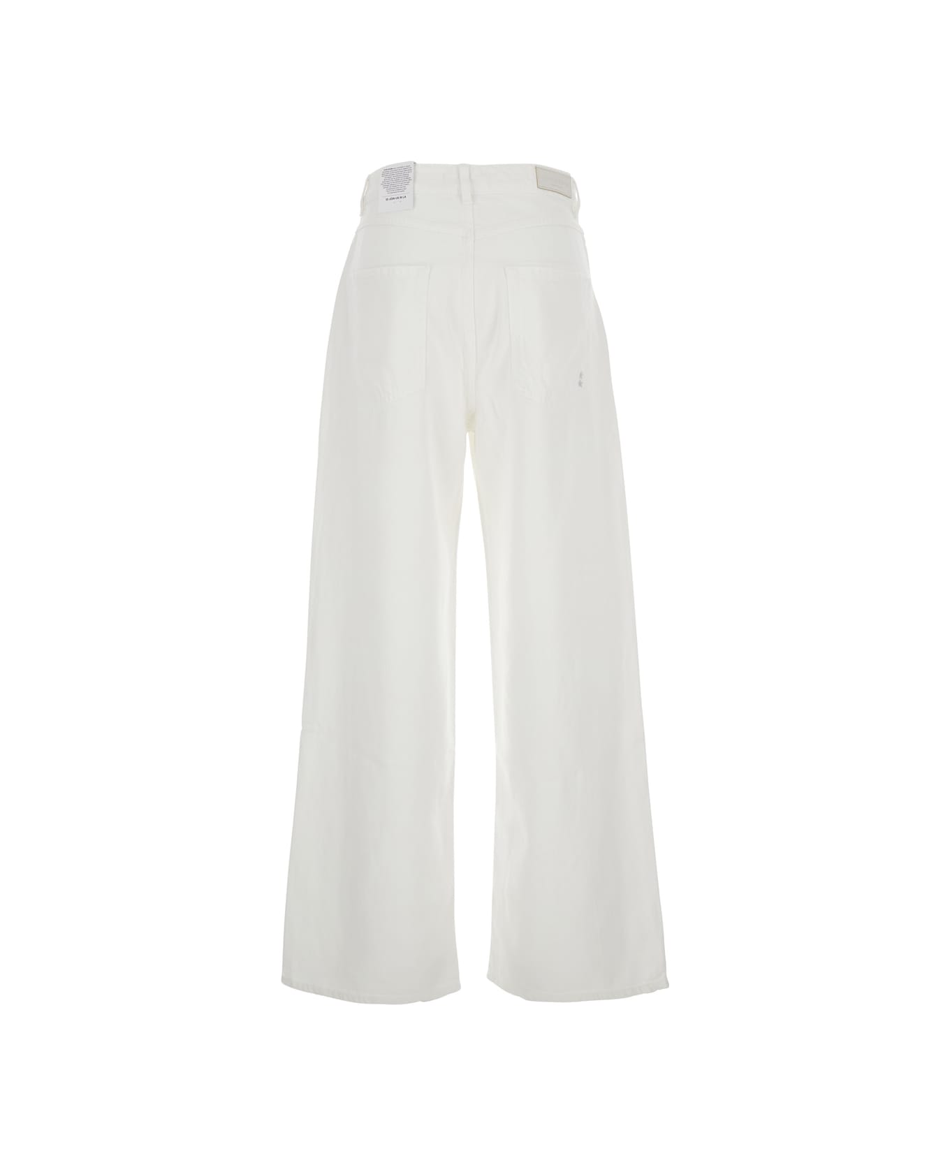 Icon Denim Woman Jeans - White
