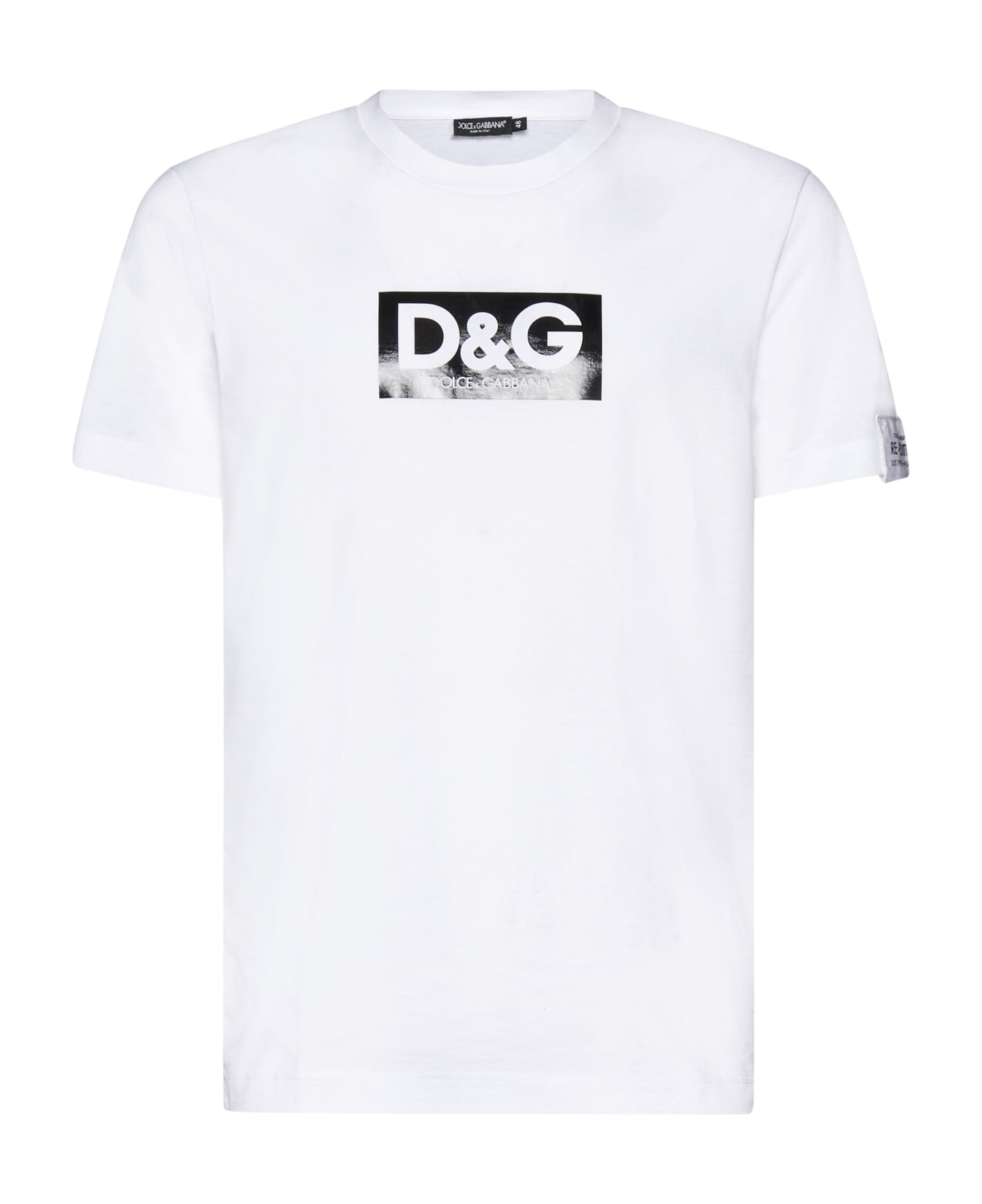 Dolce & Gabbana Shiny Logo T-shirt - White