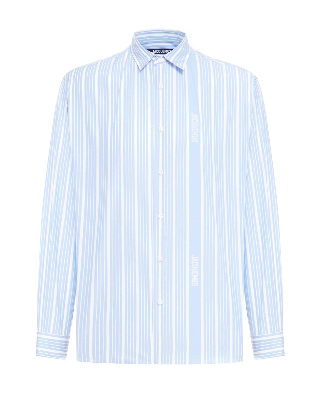 Jacquemus La Chemise Simon - WHITE, light blue