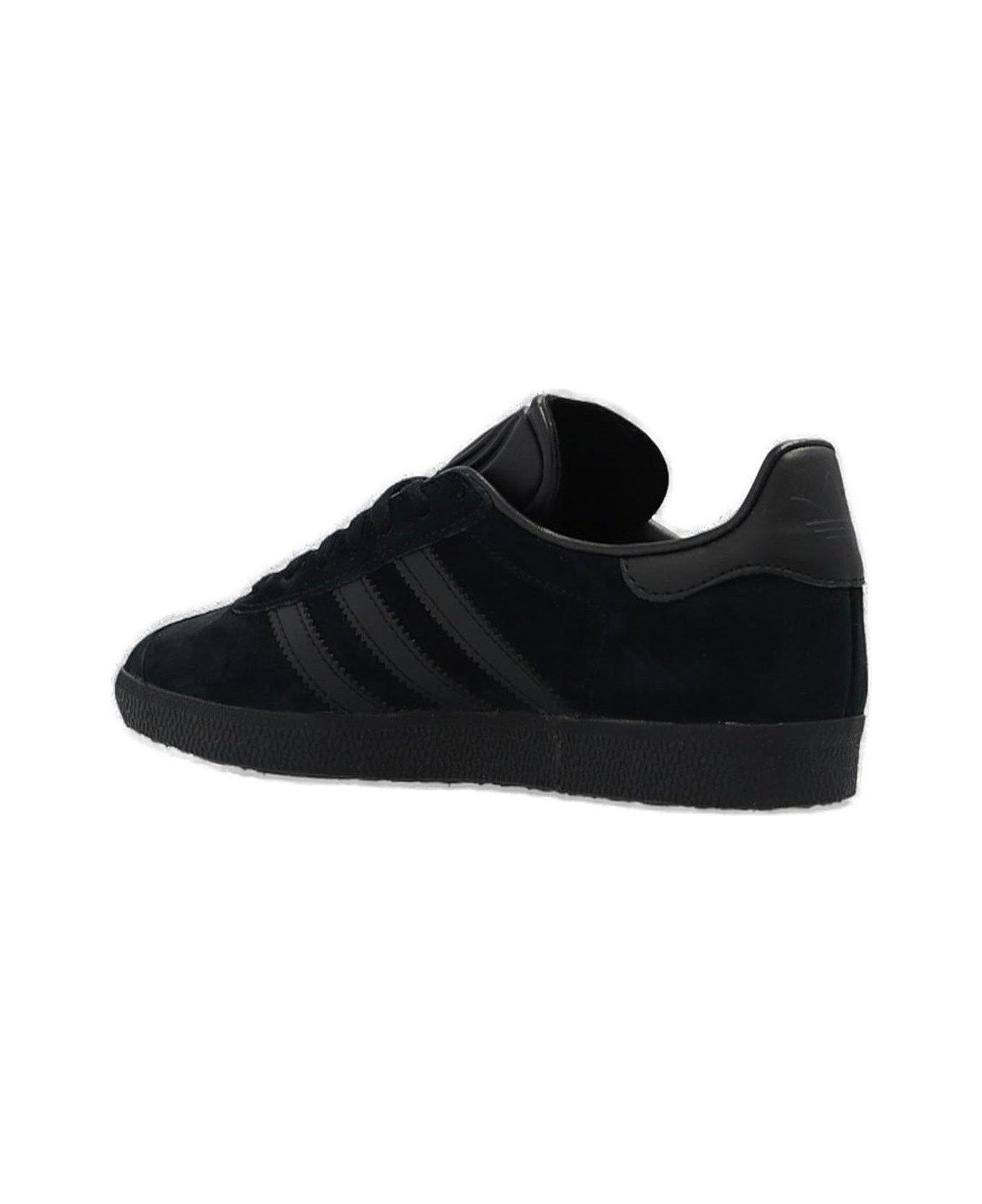 Adidas Originals Gazelle Lace-up Sneakers - Cblack/cblack/cblack