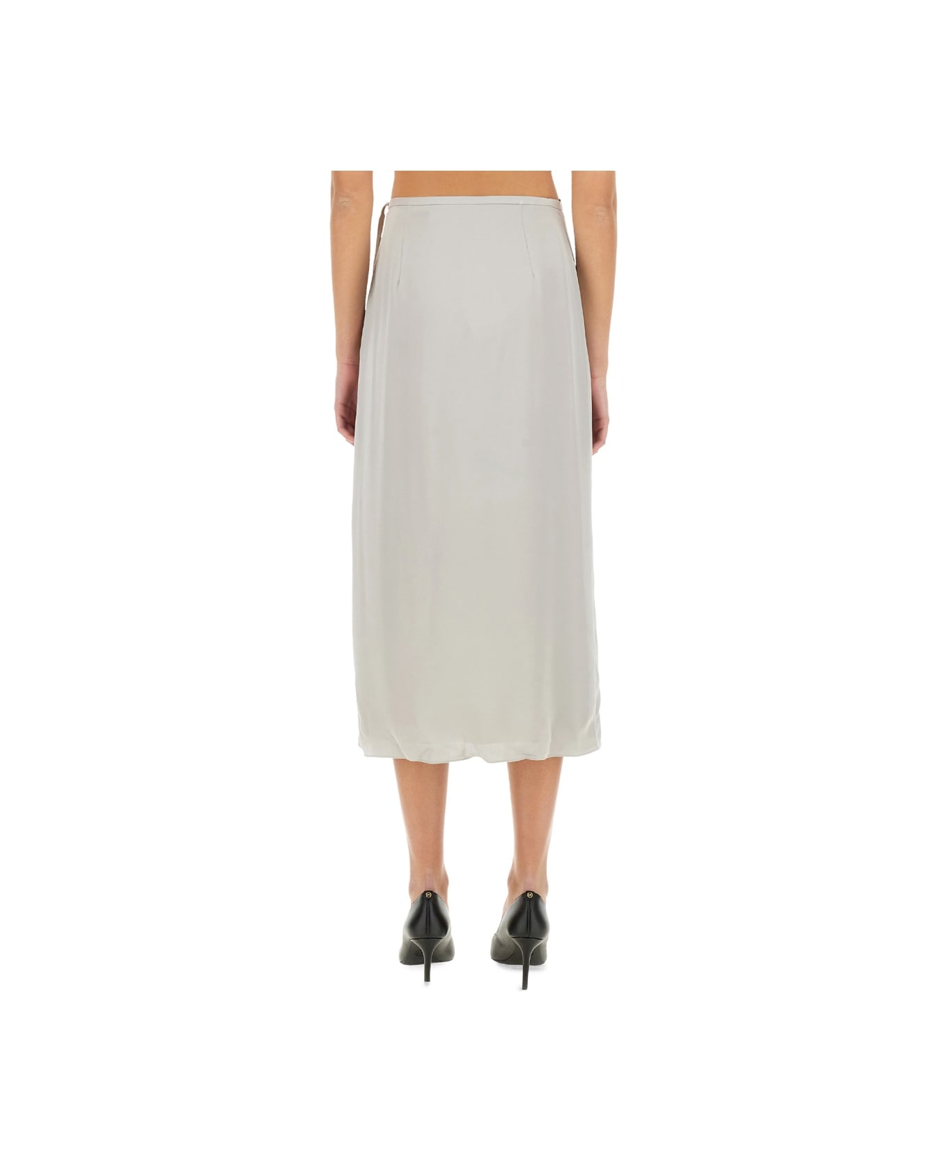 Theory Silk Skirt - GREY