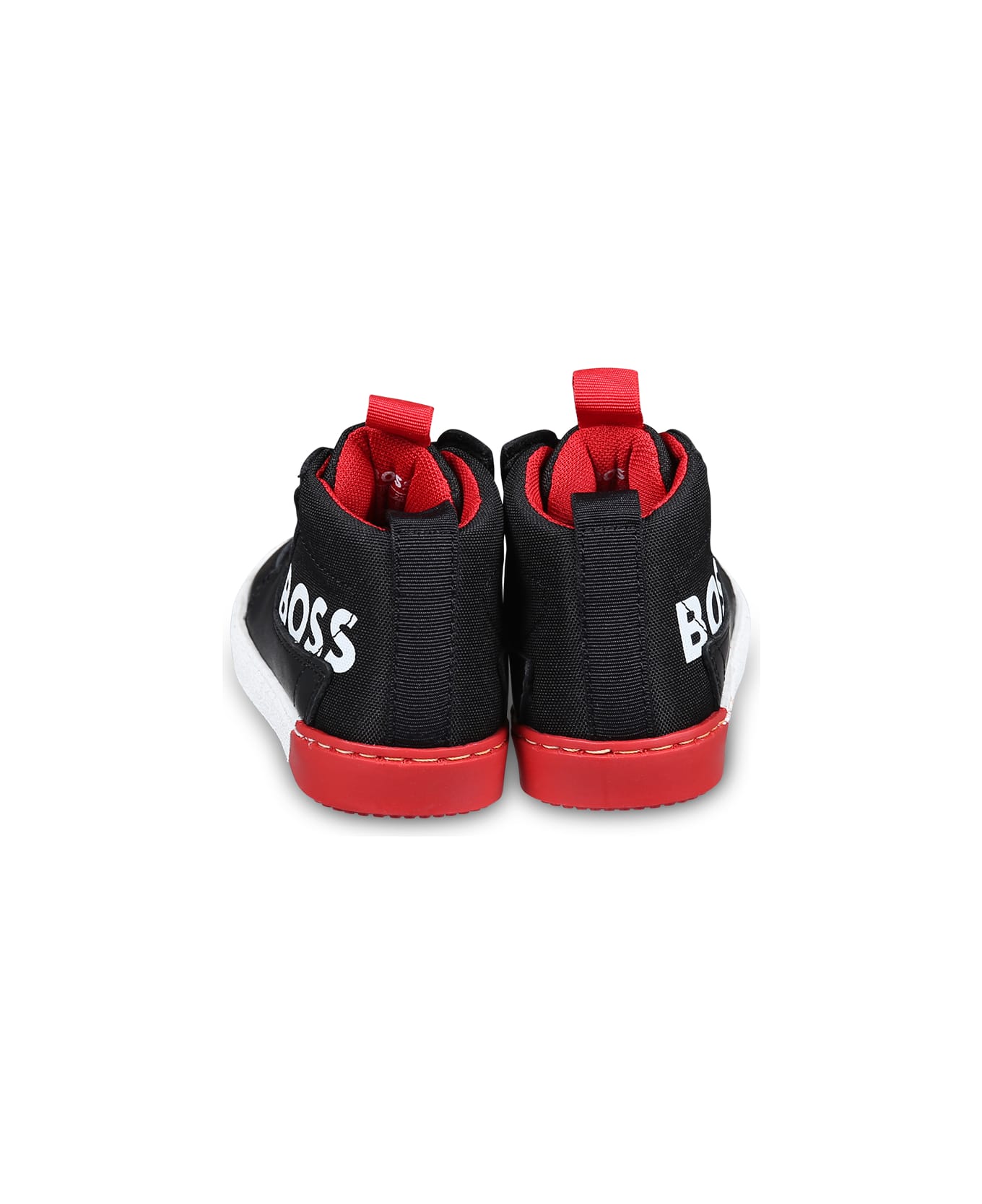 Hugo Boss Black Sneakers For Baby Boy With Logo - Black