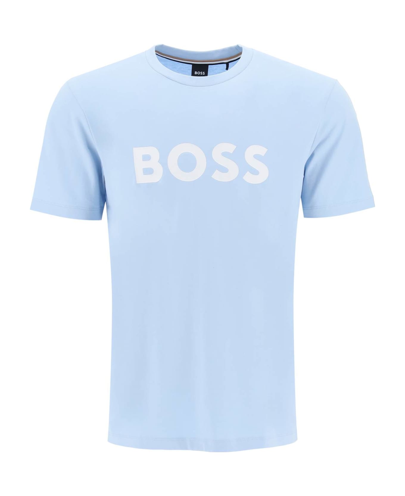 Hugo Boss Tiburt 354 Logo Print T-shirt - LIGHTPASTEL BLUE (Light blue)