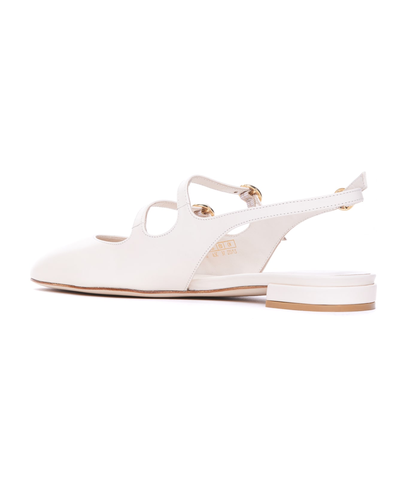 Stuart Weitzman Benni Flats - White