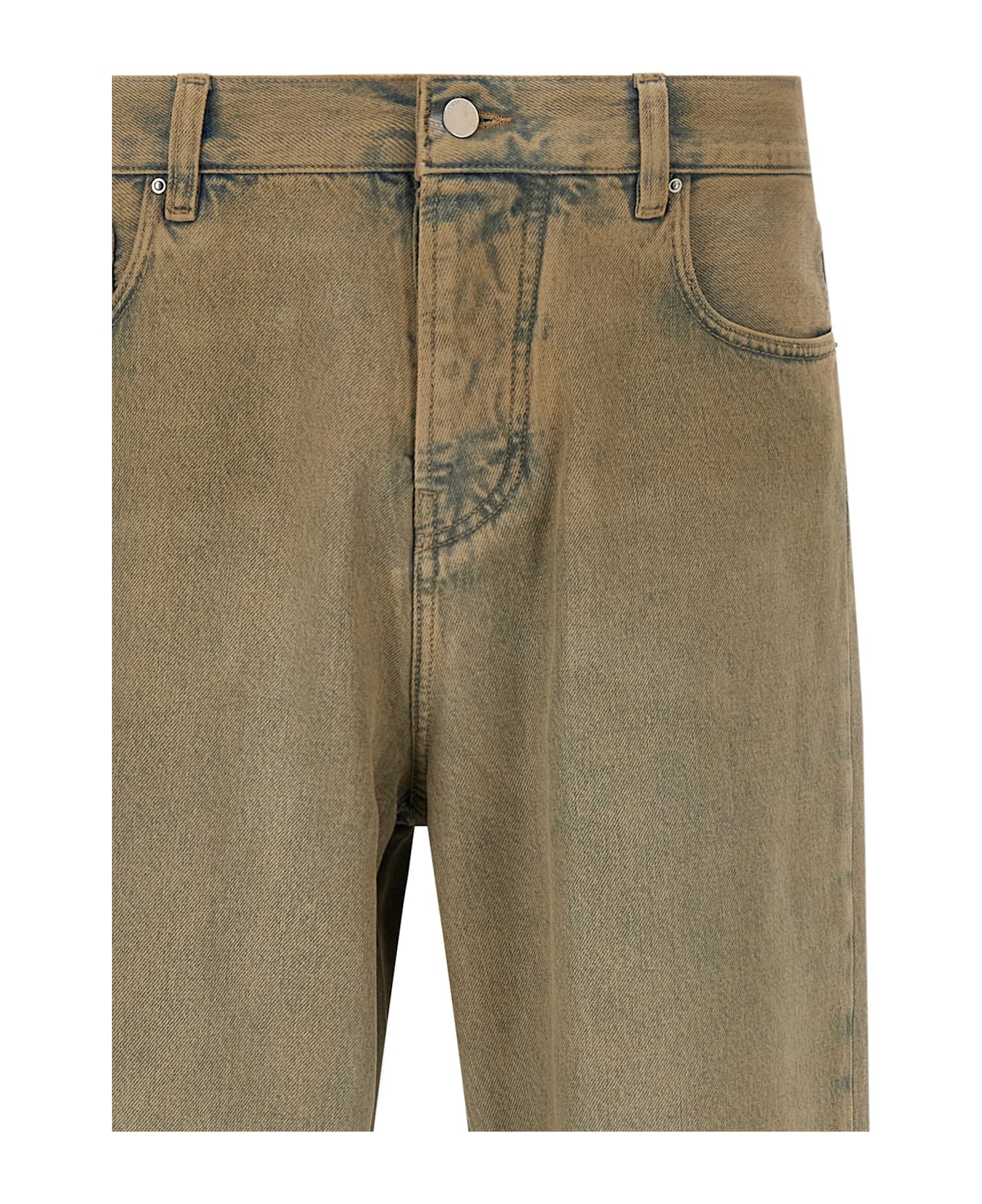 AMIRI Wide Leg Jeans - Beige