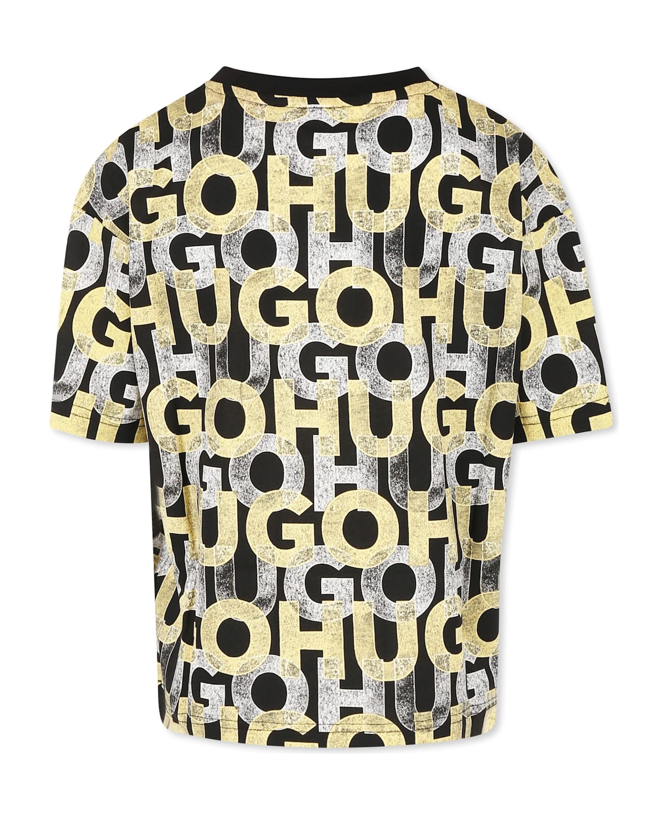Hugo Boss Black T-shirt For Boy With Logo - Black