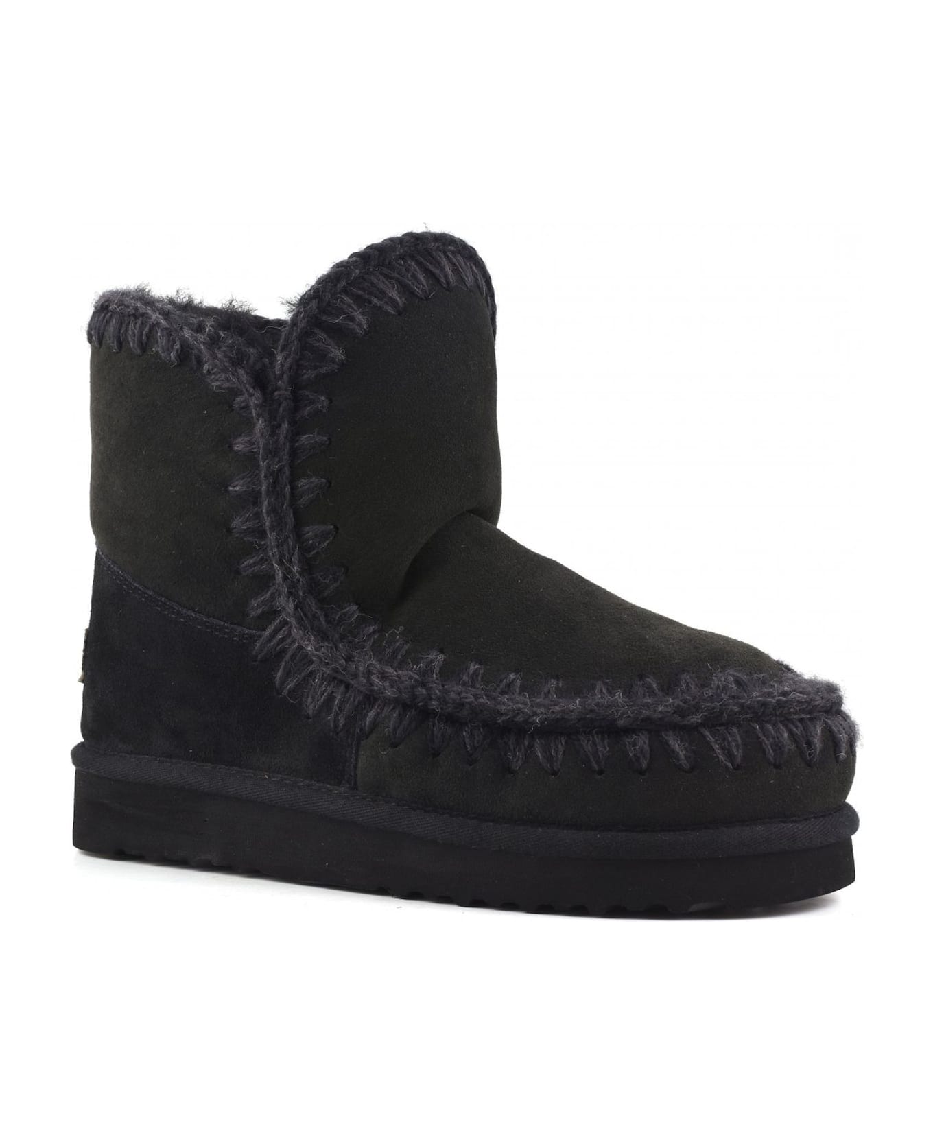 Mou Black Double-face Sheepskin Eskimo 18 - Black