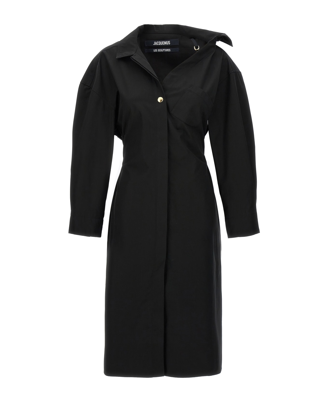 Jacquemus 'la Robe Chemise' Dress - Black  