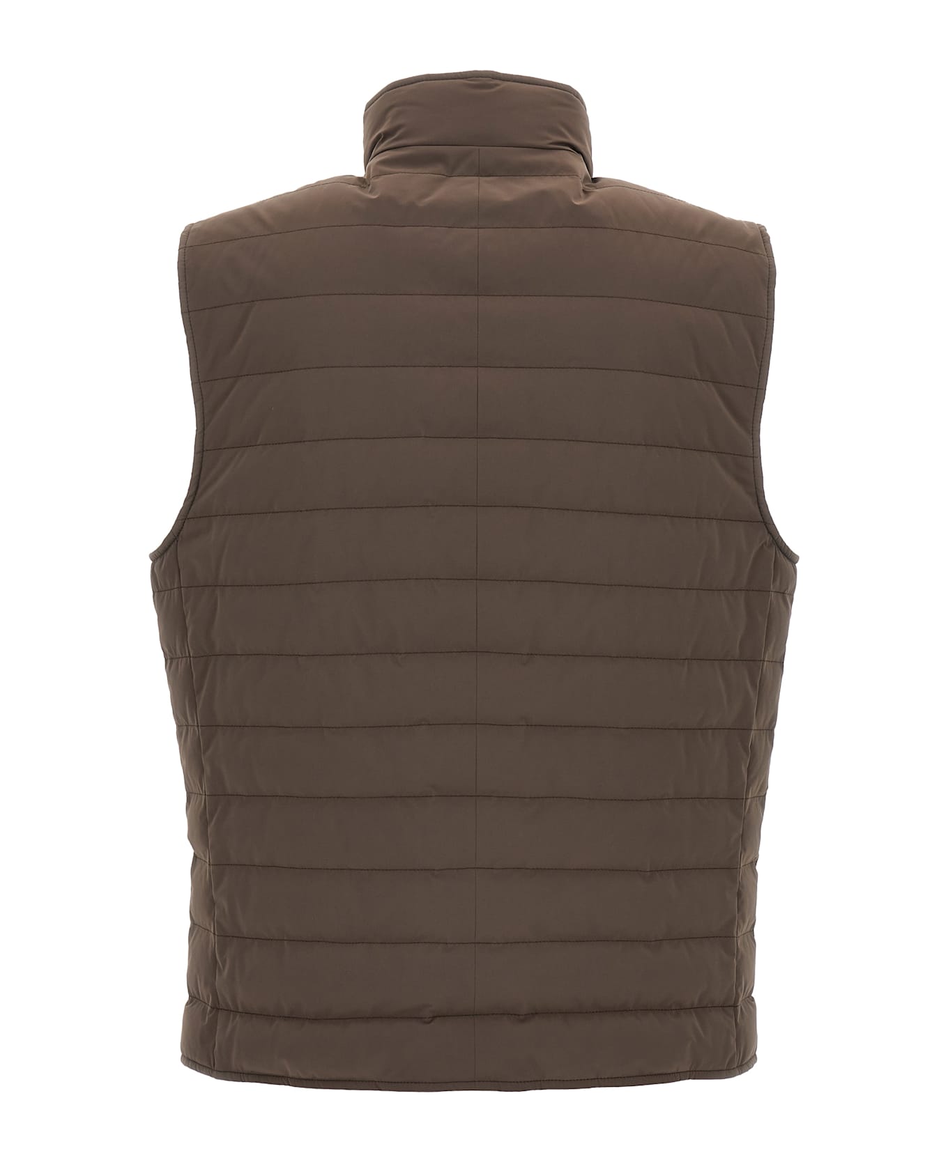 Brunello Cucinelli Quilted Vest - Brown
