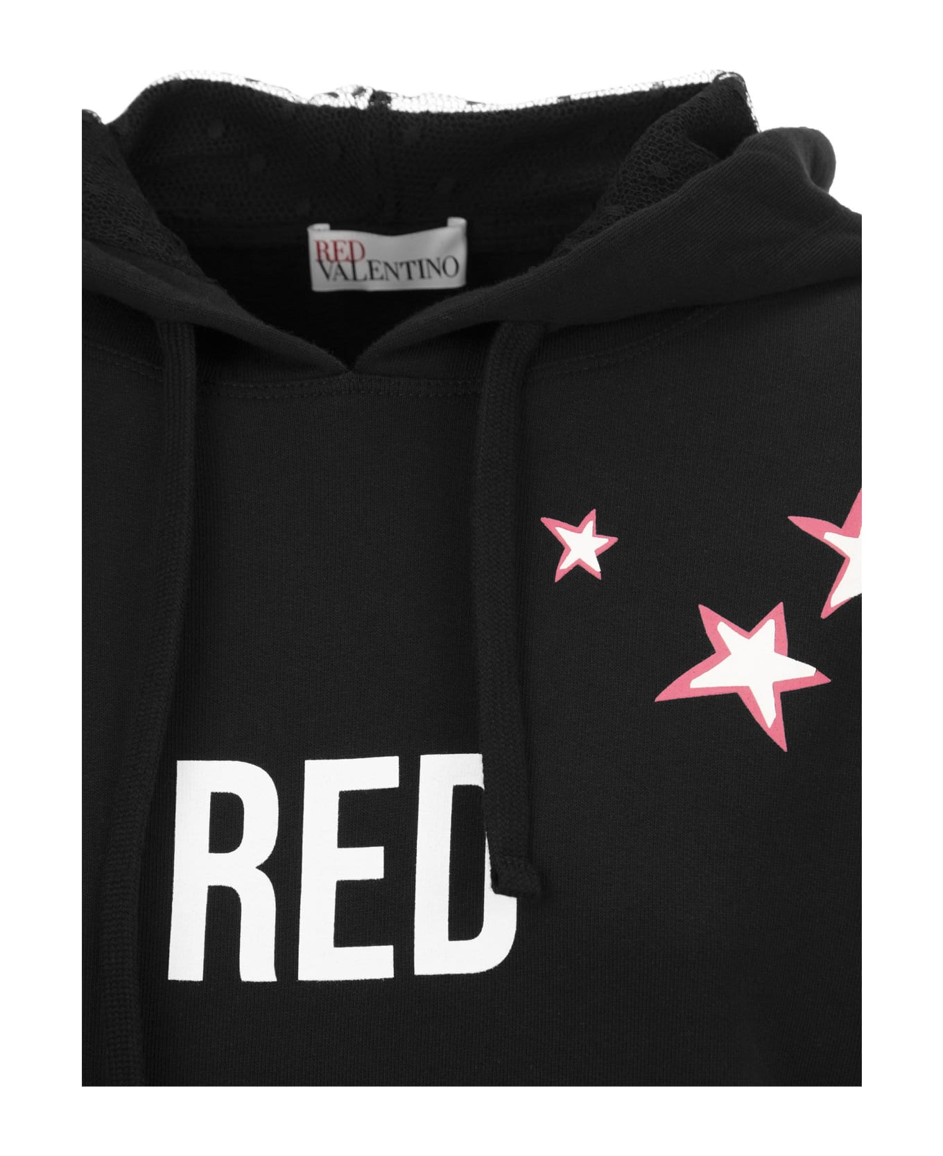 RED Valentino Jersey Sweatshirt - Black