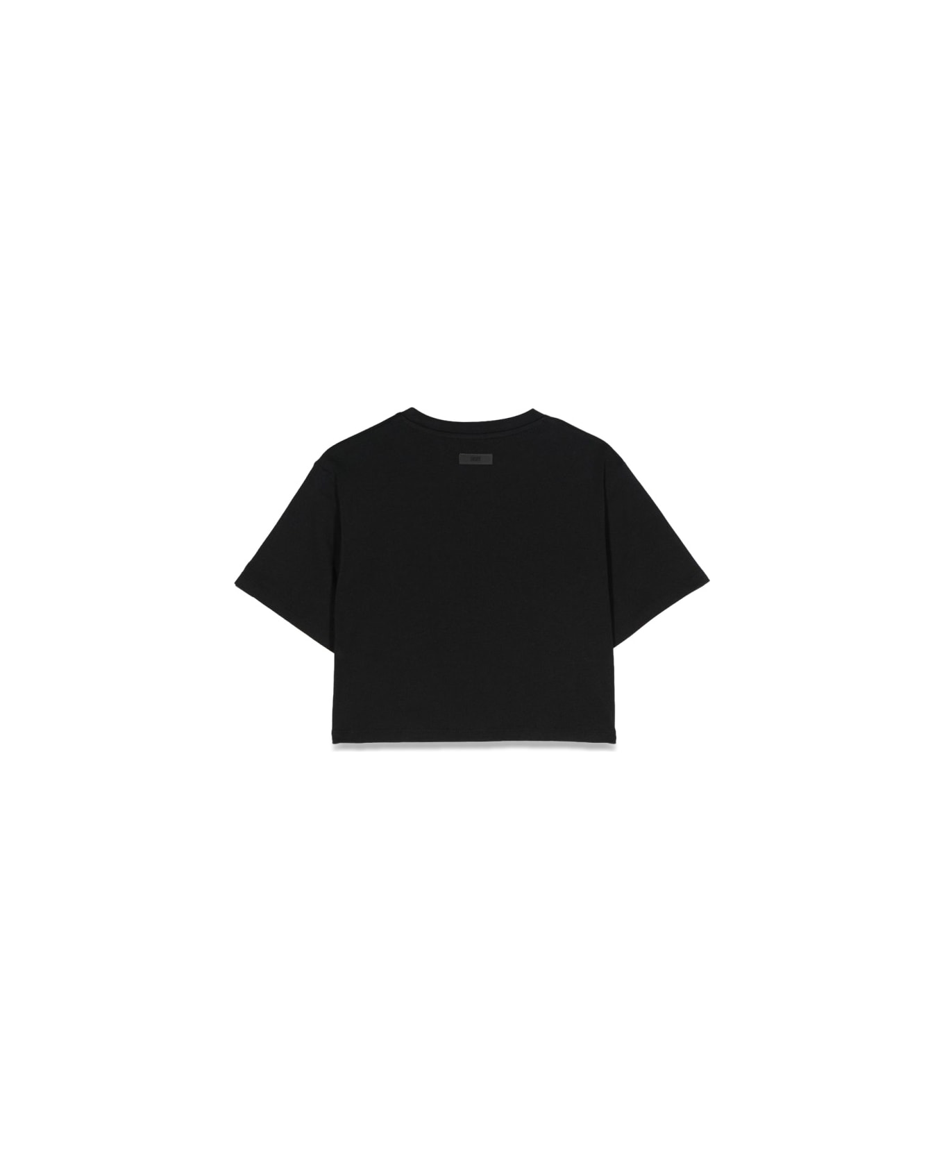 DKNY Cropped T-shirt - BLACK