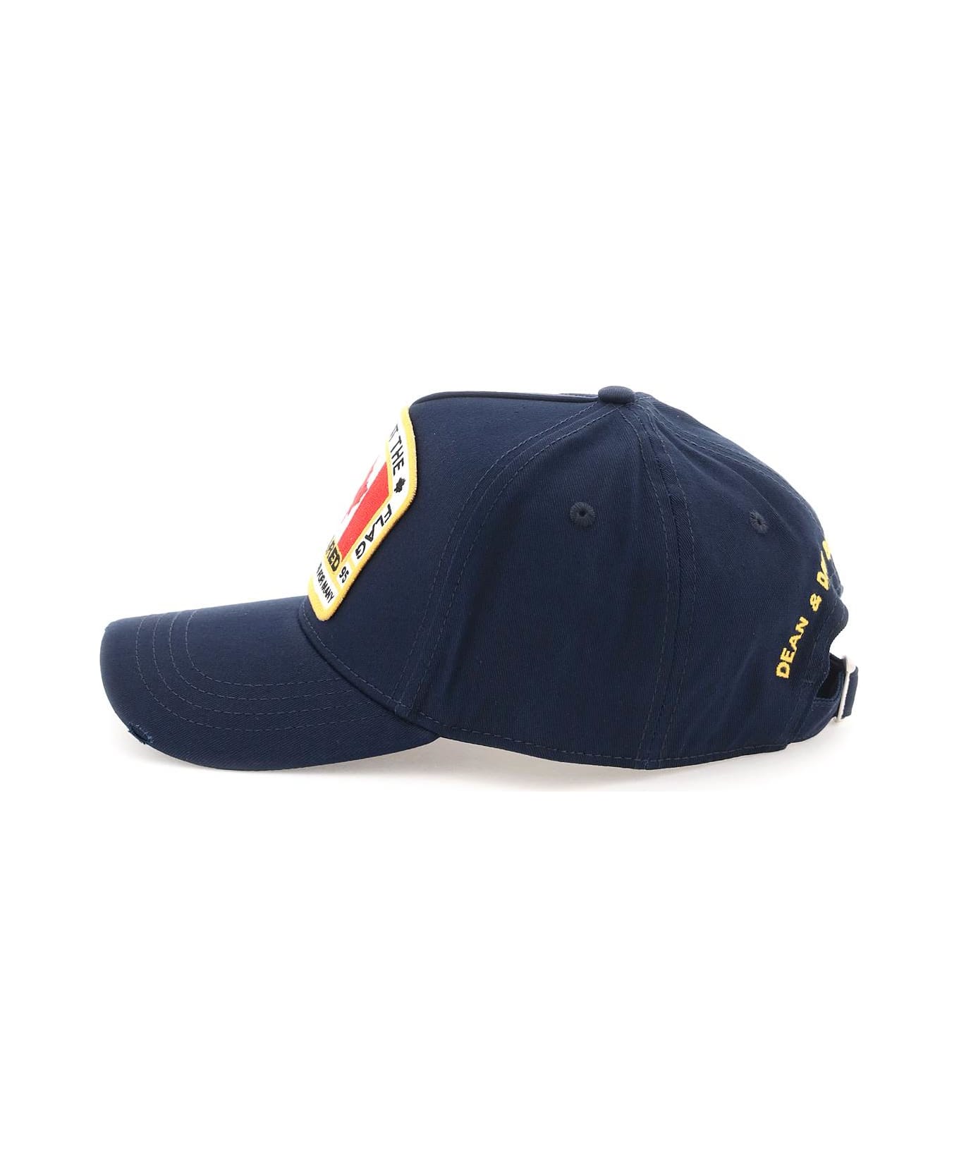 Dsquared2 Canadian Flag Baseball Cap - NAVY 帽子
