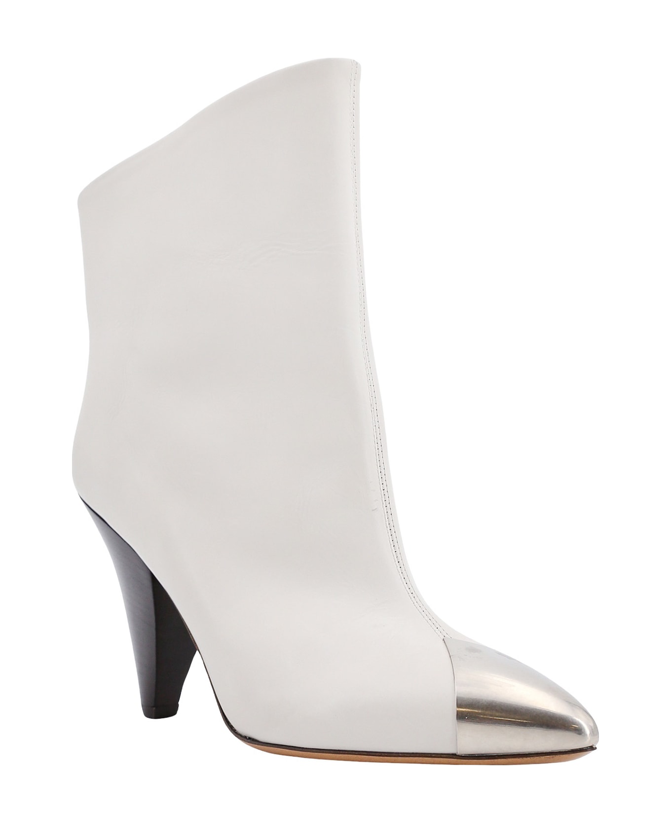 Isabel Marant Lapio Ankle Boots - White
