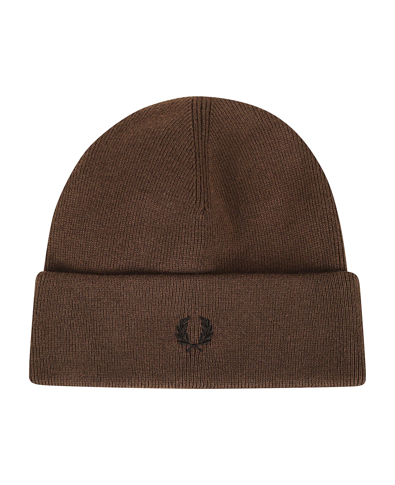 Fred Perry Classic Beanie - BROWN