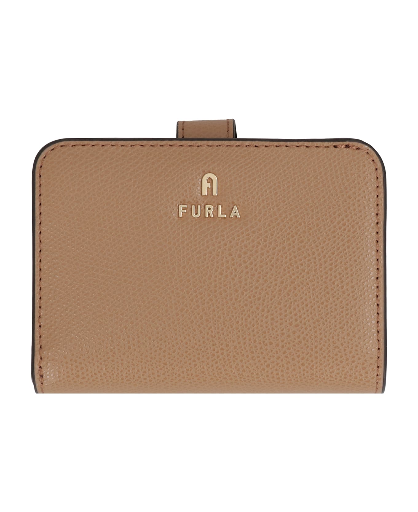 Furla Camelia Leather Wallet - Beige