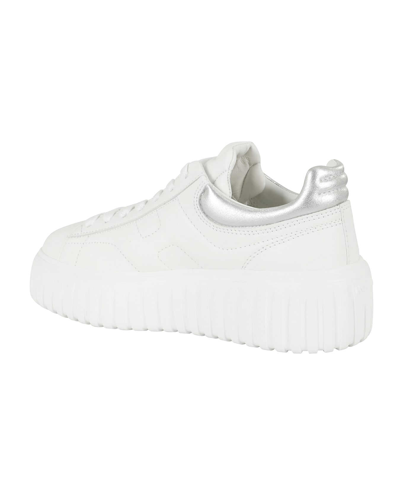 Hogan H Stripes Allacciato H - Bianco Argento