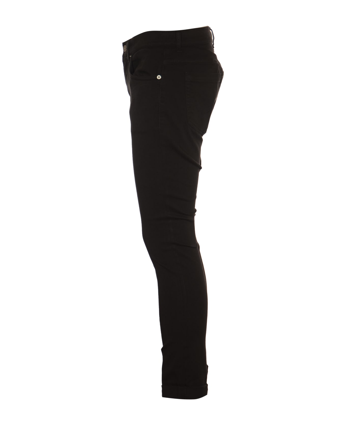 Dondup Concealed Skinny Trousers - BLACK