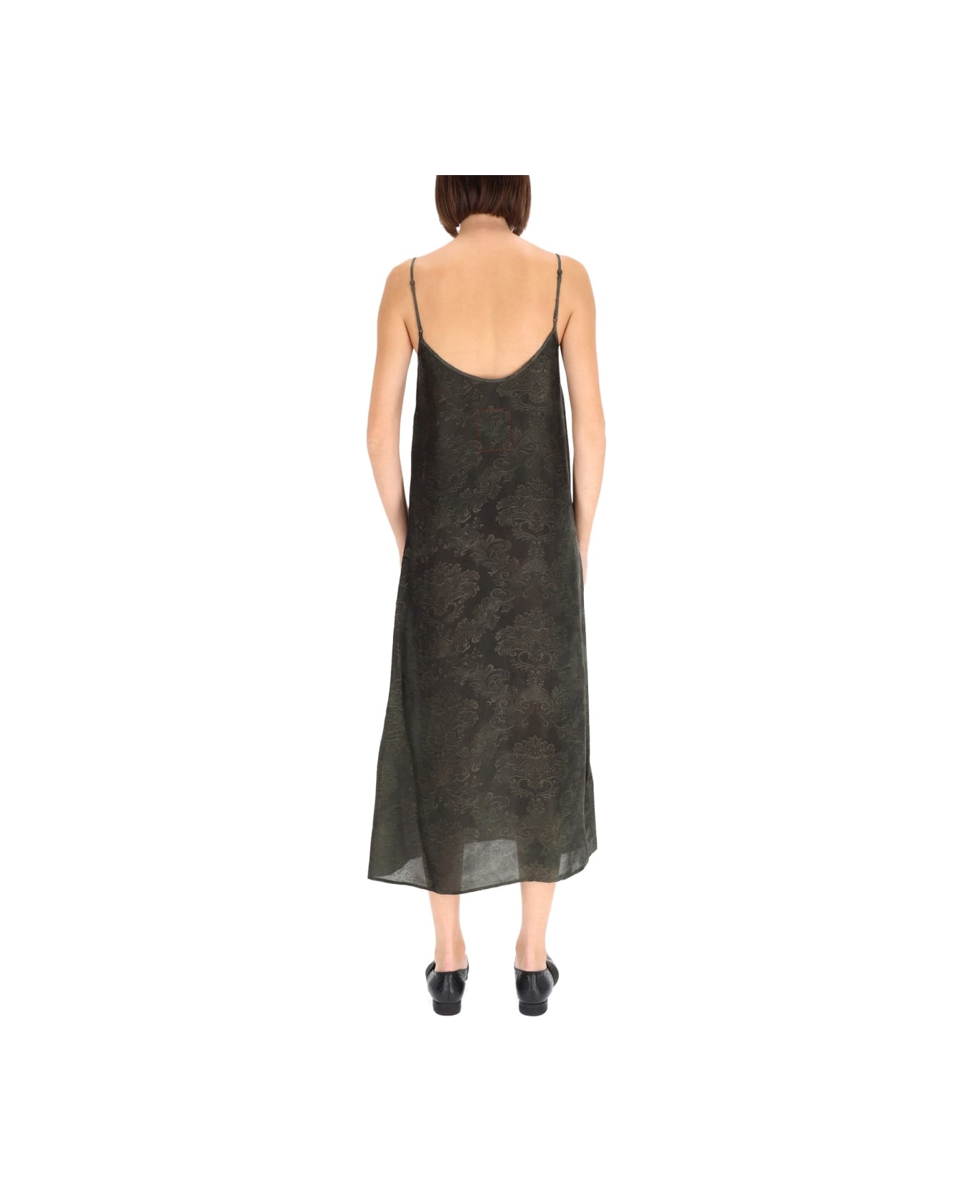 Uma Wang "anaya" Midi Dress - GREEN