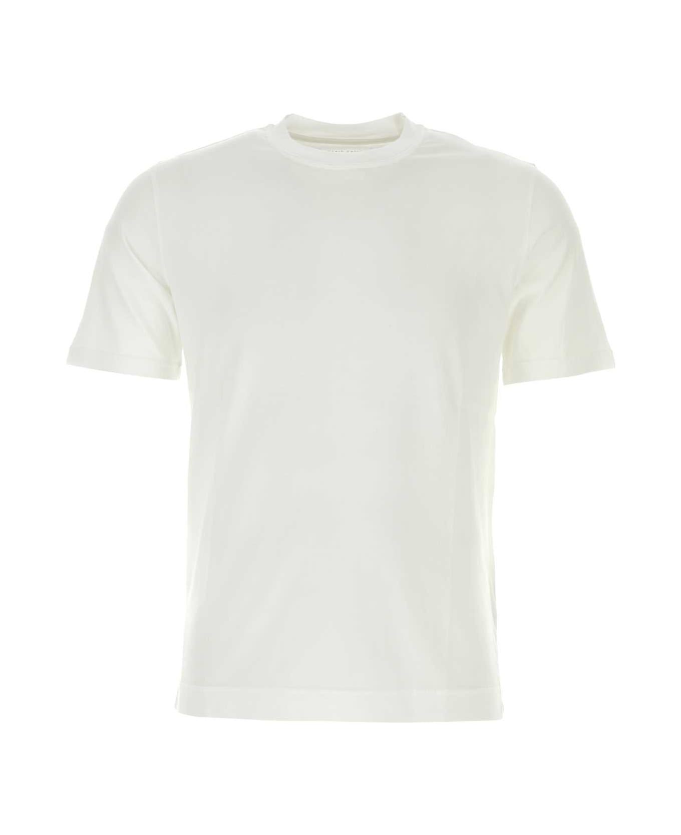 Fedeli White Cotton T-shirt - White