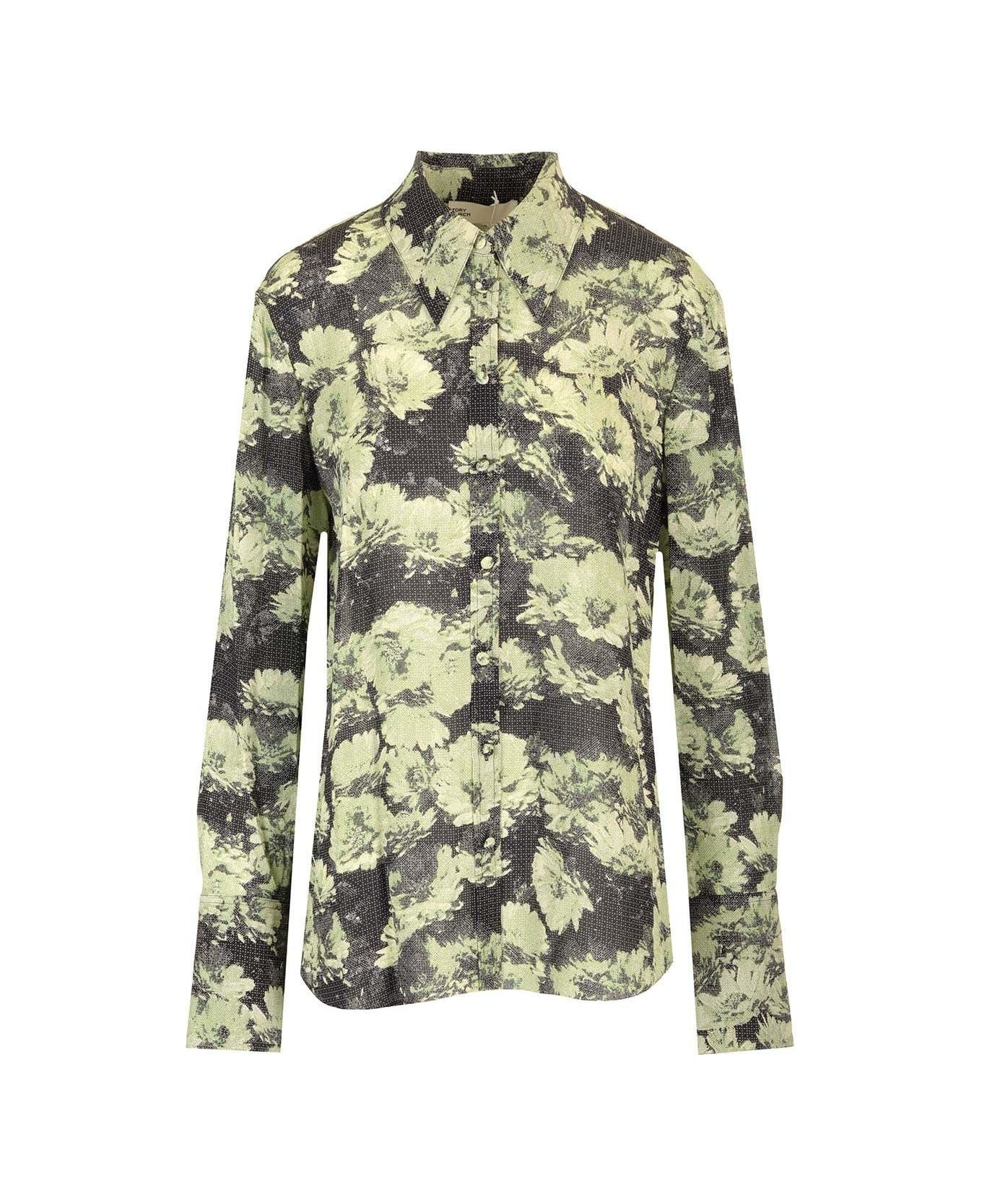 Tory Burch Printed Viscose Shirt - Green