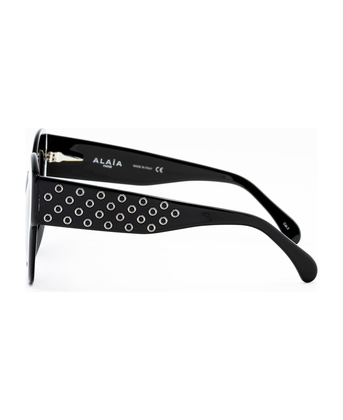Alaia AA0028S Sunglasses - Black Black Grey