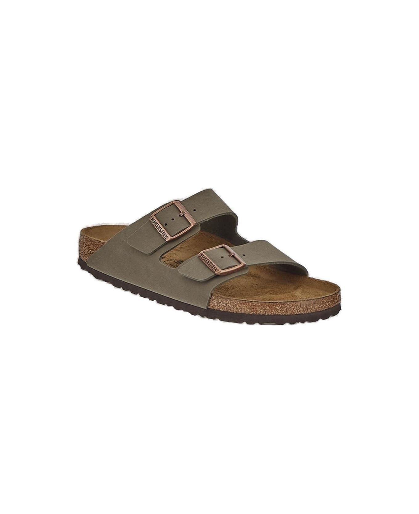 Birkenstock Ariroza Birkibuk Slip-on Sandals - Grey