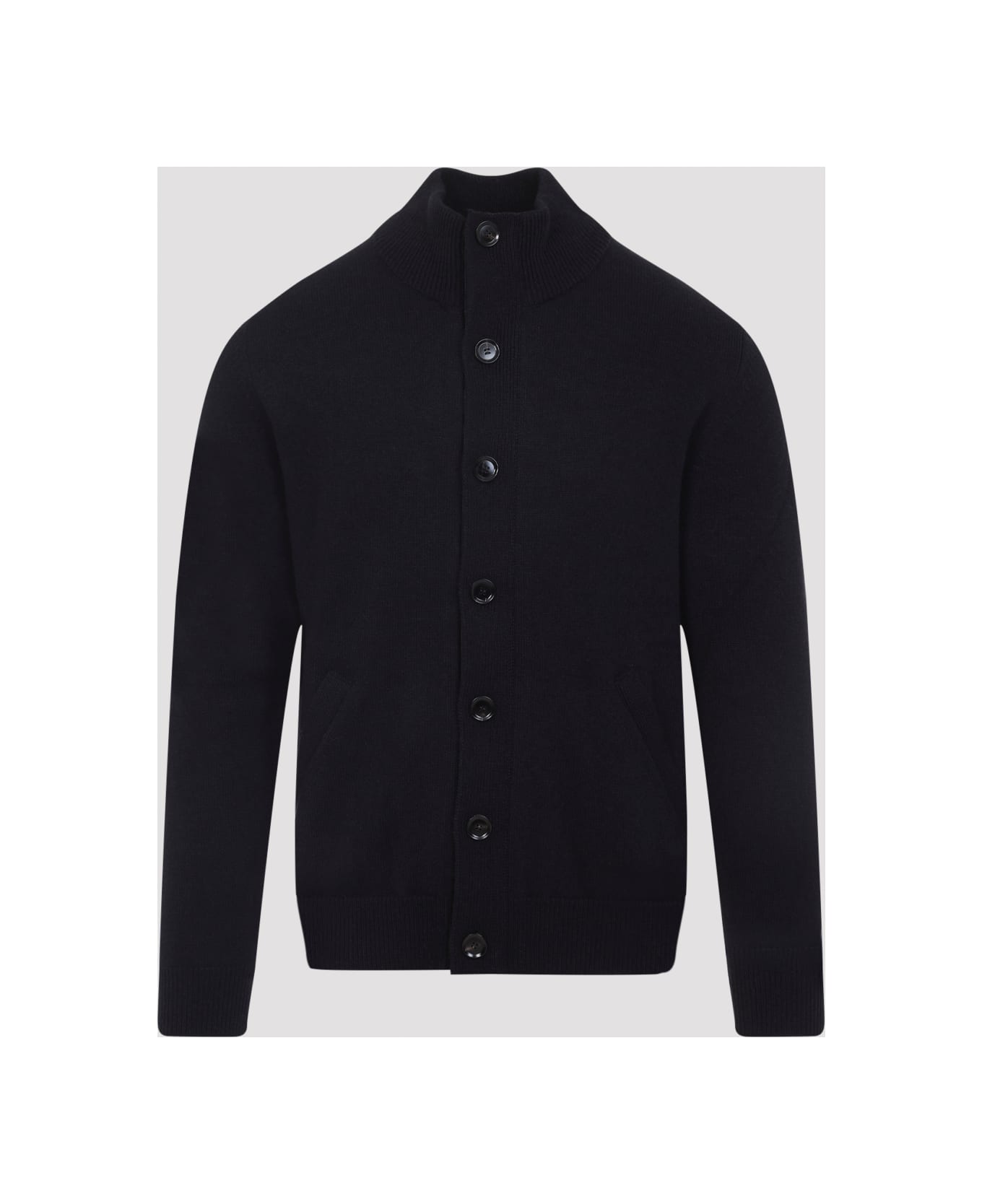 Brioni Cashmere Zip Blouson - Midnight Blue