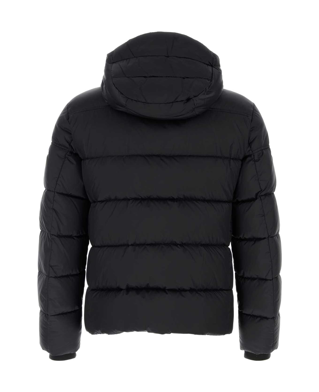 Moorer Navy Blue Nylon Brett Down Jacket - BLU