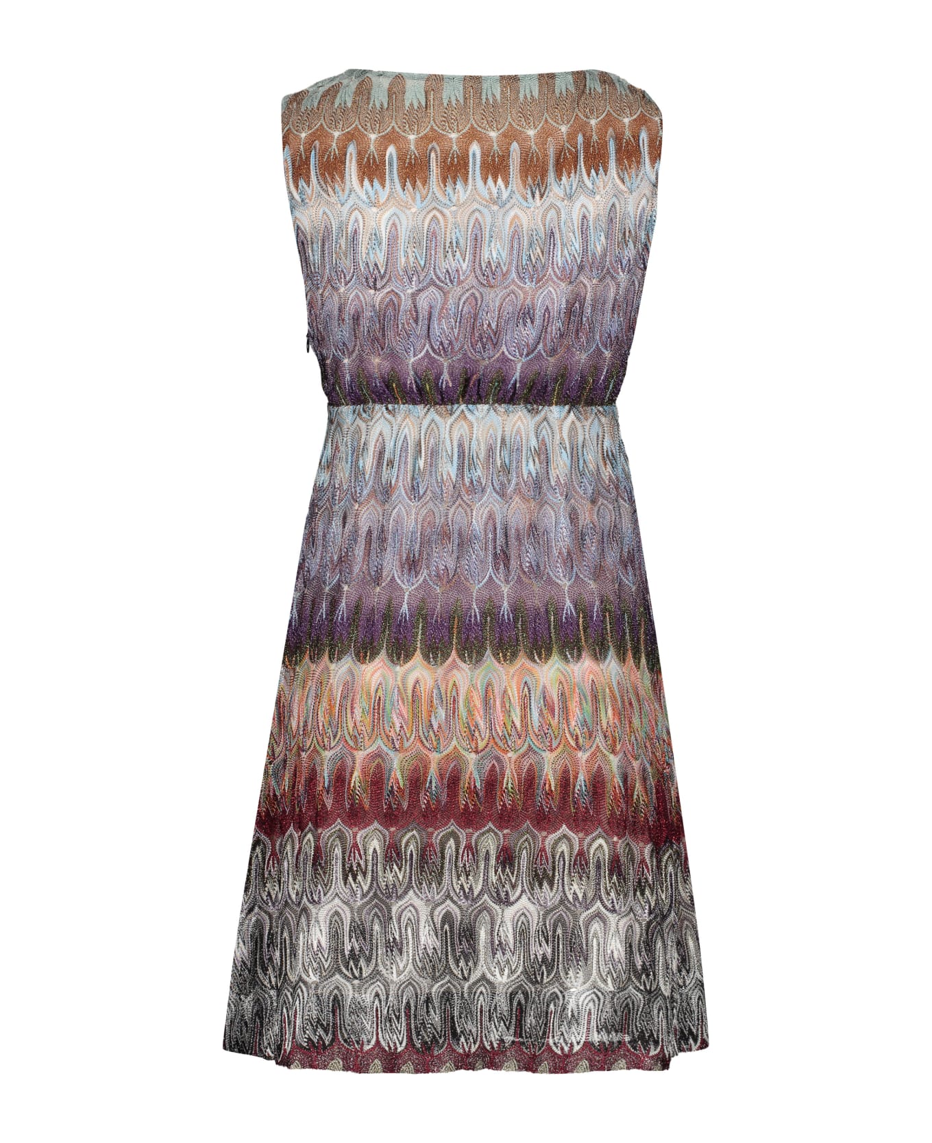 M Missoni Abstract Motif Knitted Dress - Multicolor ワンピース＆ドレス