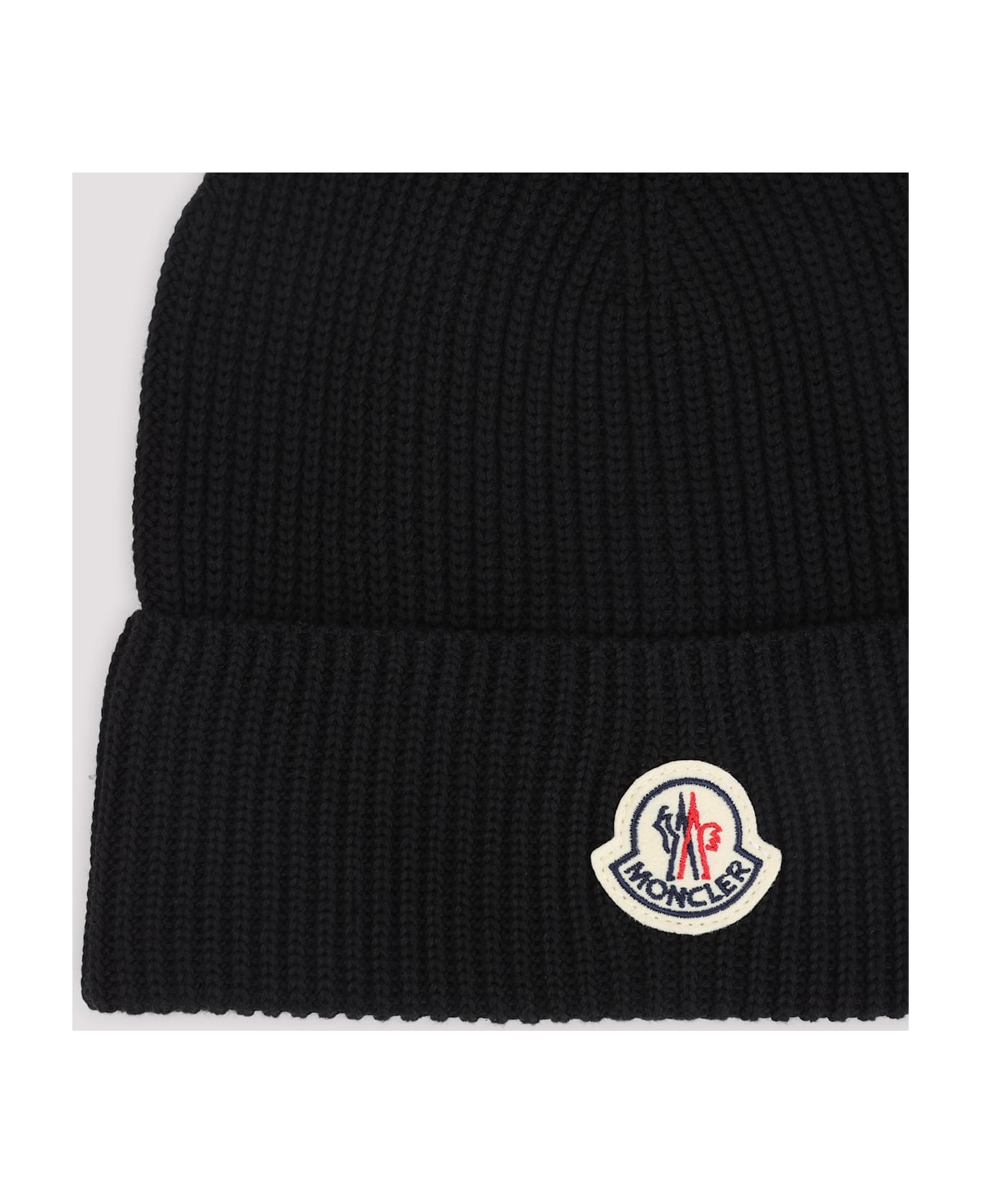 Moncler Cotton Hat - Black