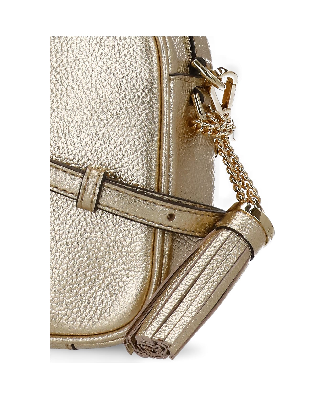 Michael Kors Leather Shoulder Bag - Gold ショルダーバッグ