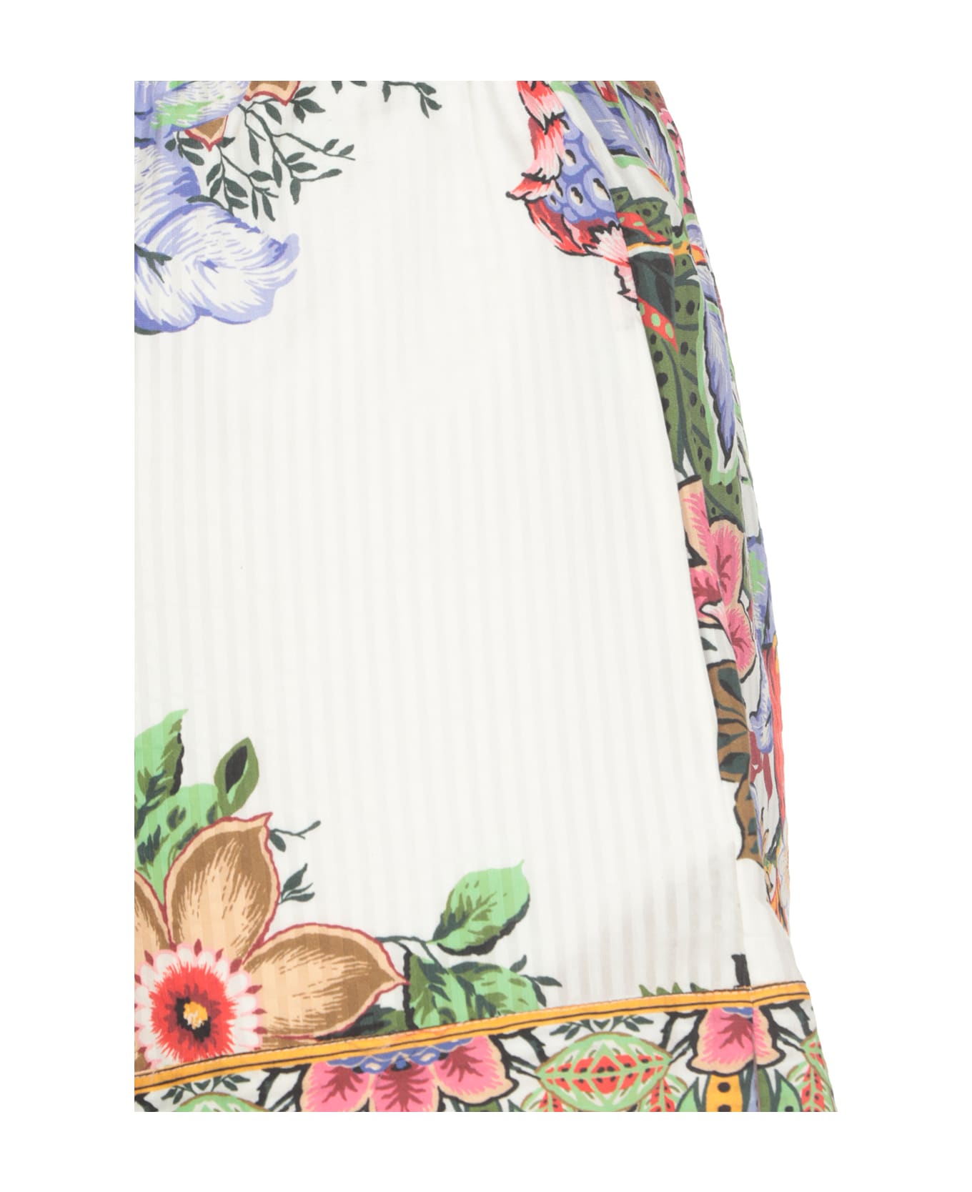 Etro Multicolor Bouquet Shorts - White ショートパンツ