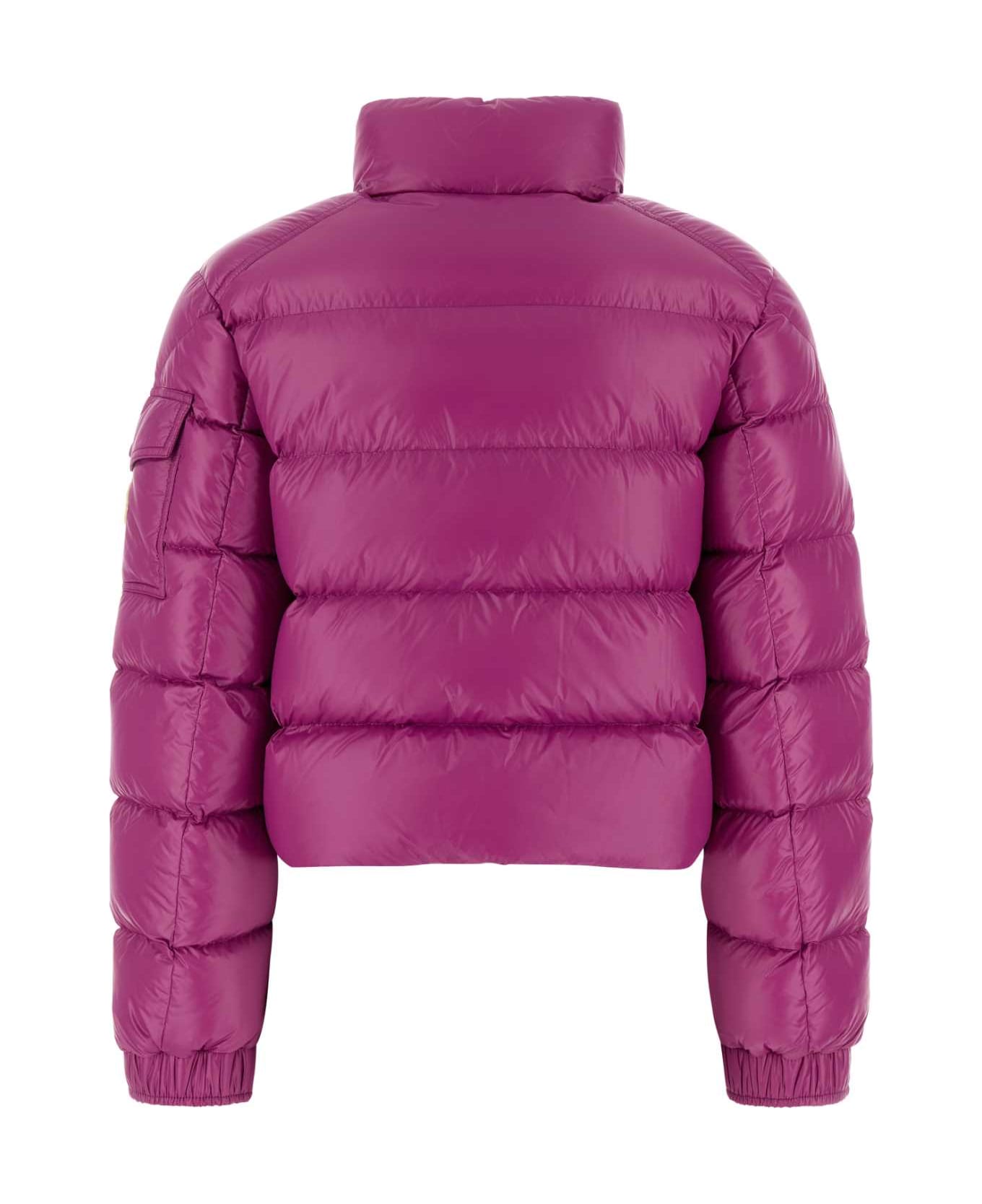 Moncler Fuchsia Nylon Petra Down Jacket - 551