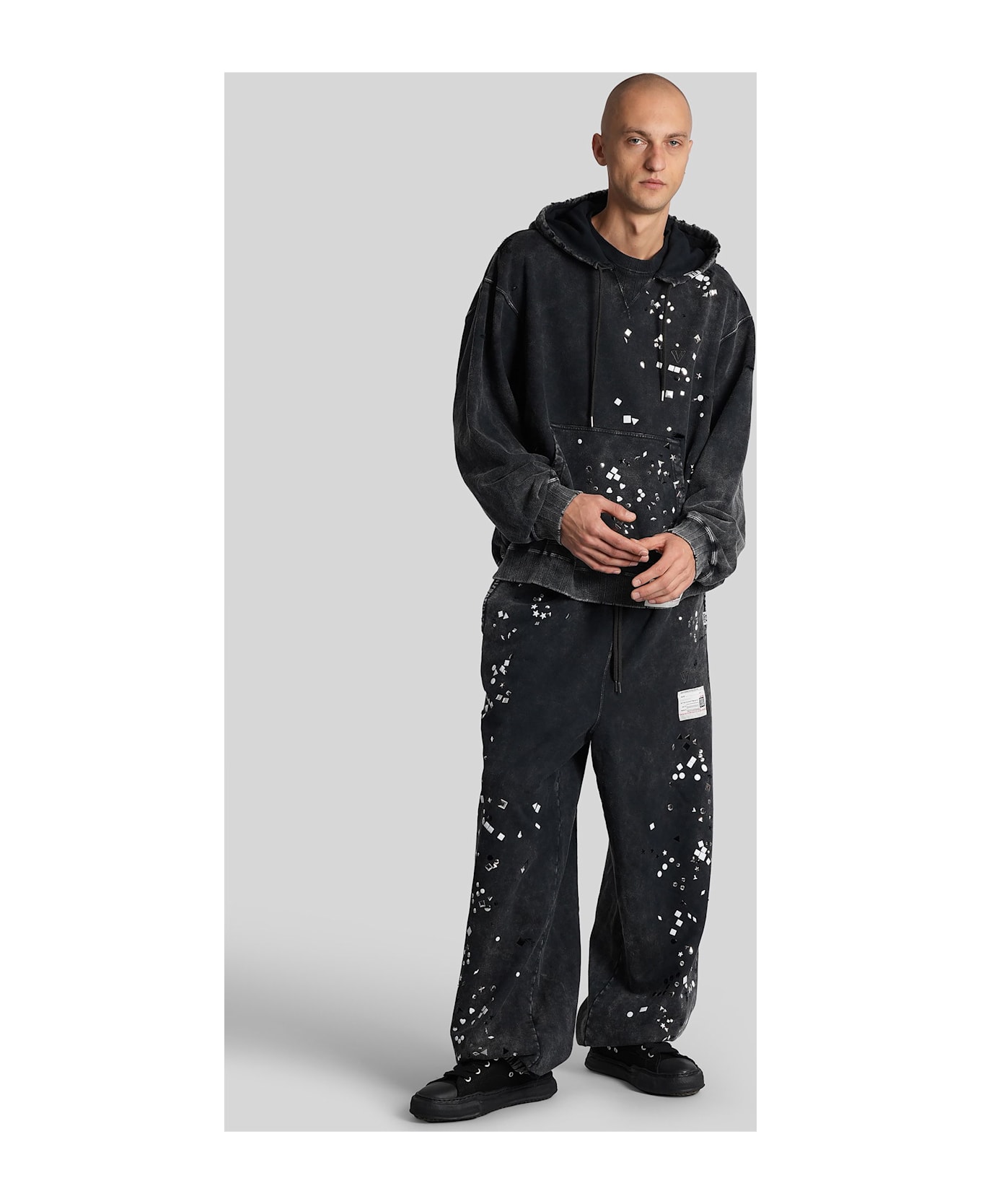 Mihara Yasuhiro Sweatshirt In Black Cotton - black