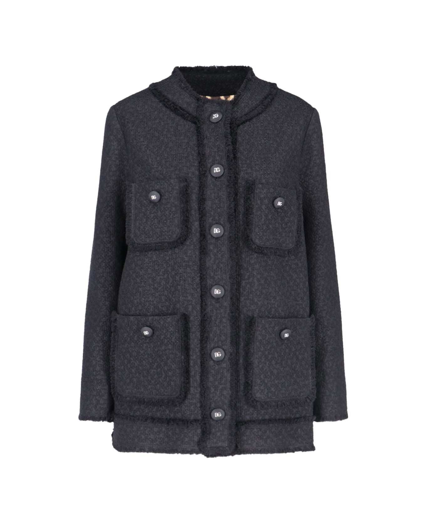 Dolce & Gabbana 'rachel' Multipocket Jacket - Black