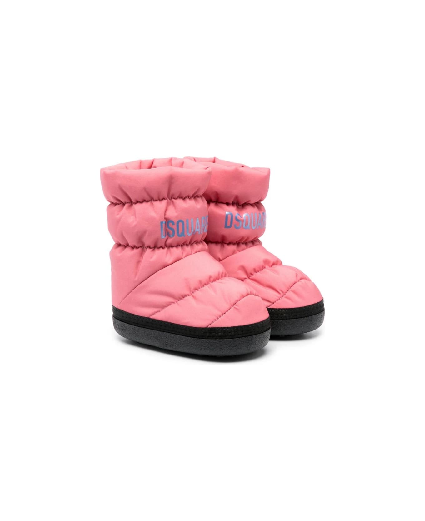 Dsquared2 Snow Boots With Print - Pink シューズ