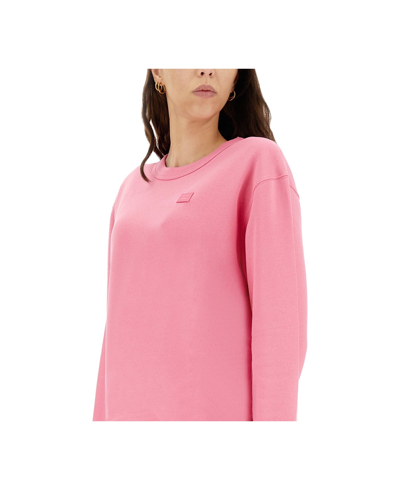 Acne Studios Face Sweatshirt - PINK