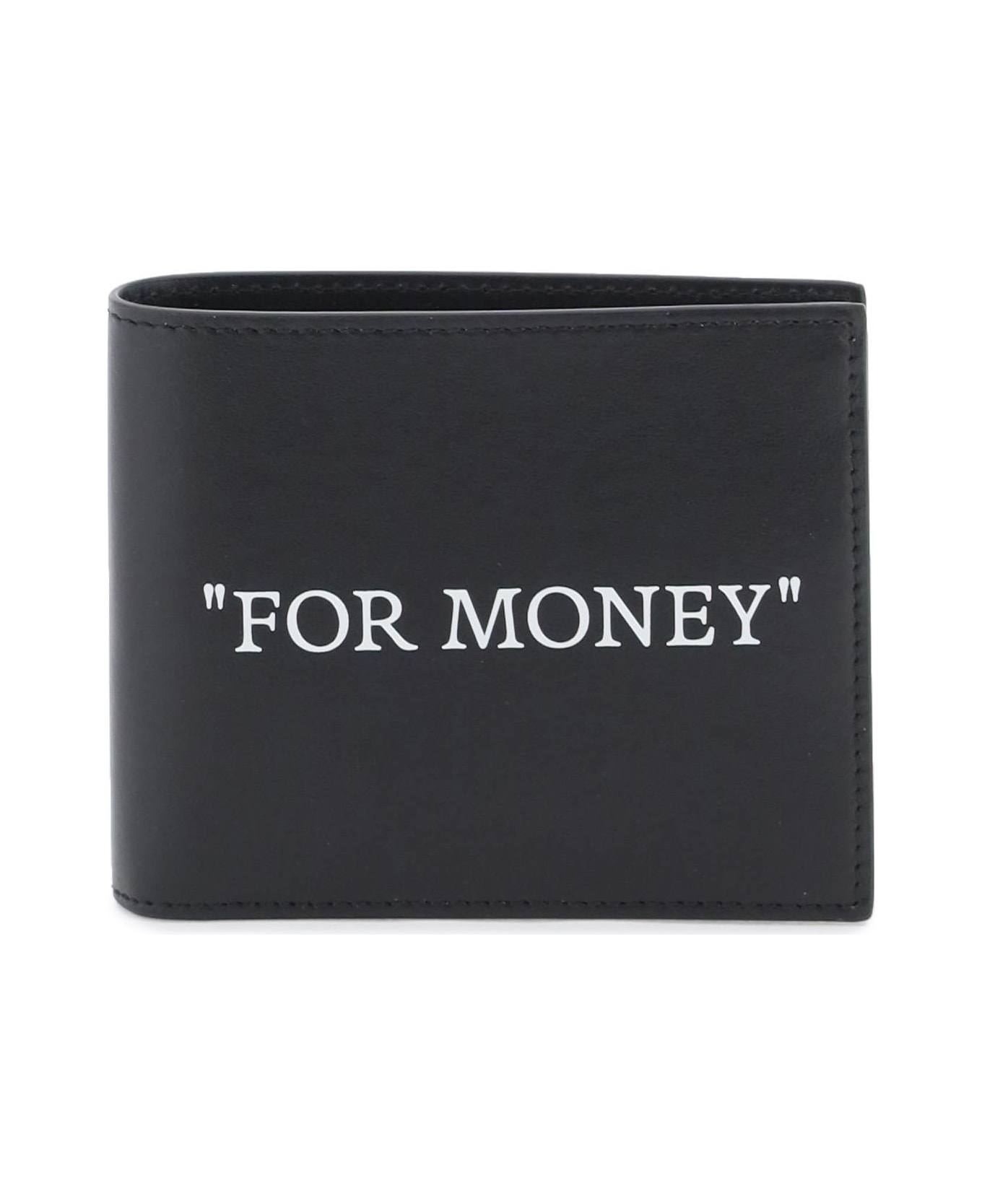 Off-White Bookish Bifold Wallet - Black White 財布