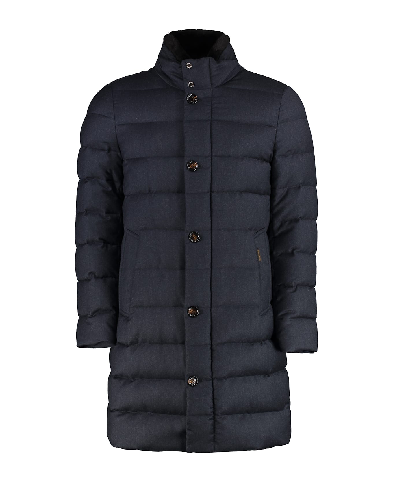 Moorer Nettuno Long Down Jacket - blue