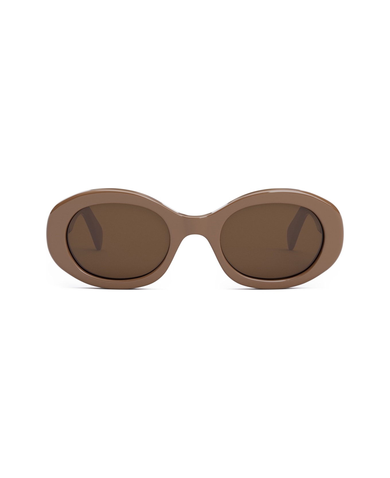 Celine Cl40194u Triomphe 45e Brown Sunglasses - Marrone