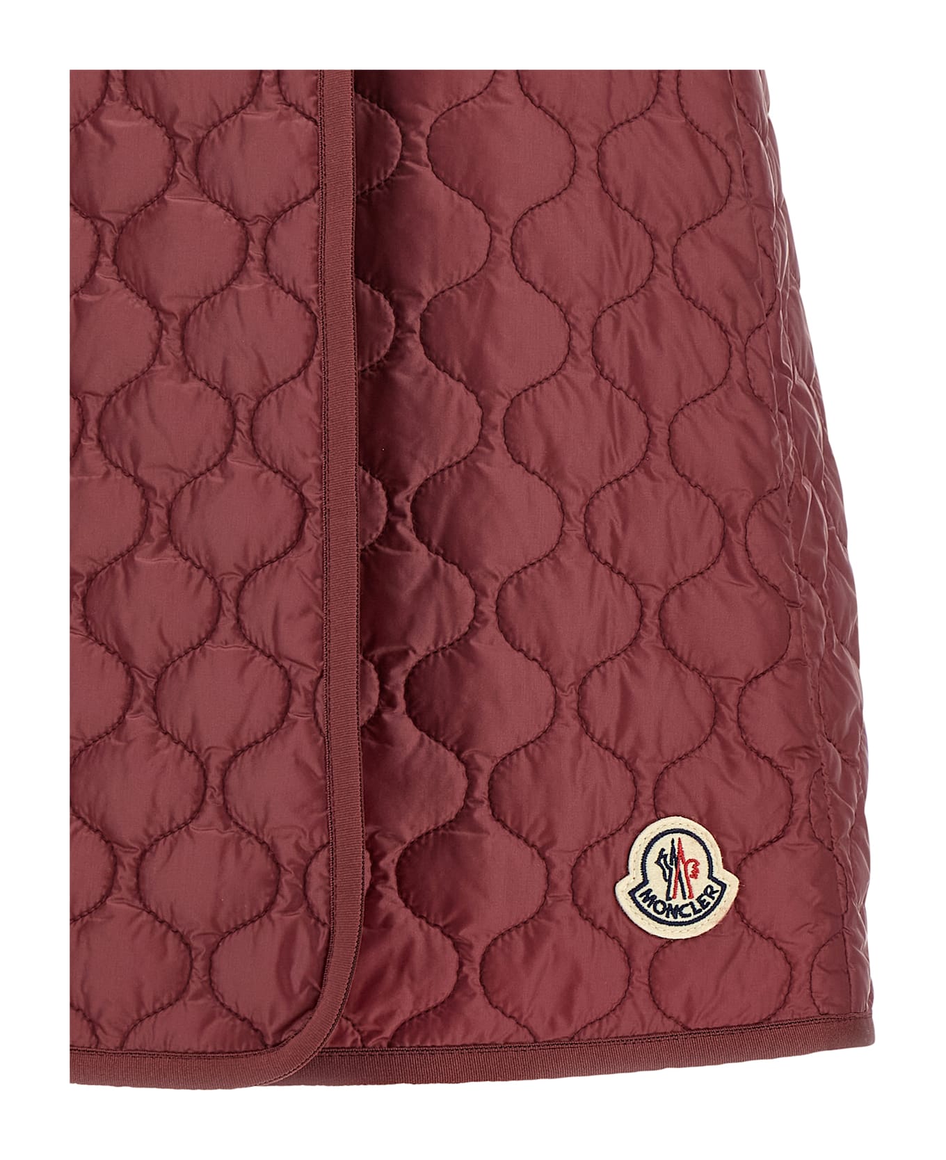 Moncler Square Quilting Skirt - Bordeaux