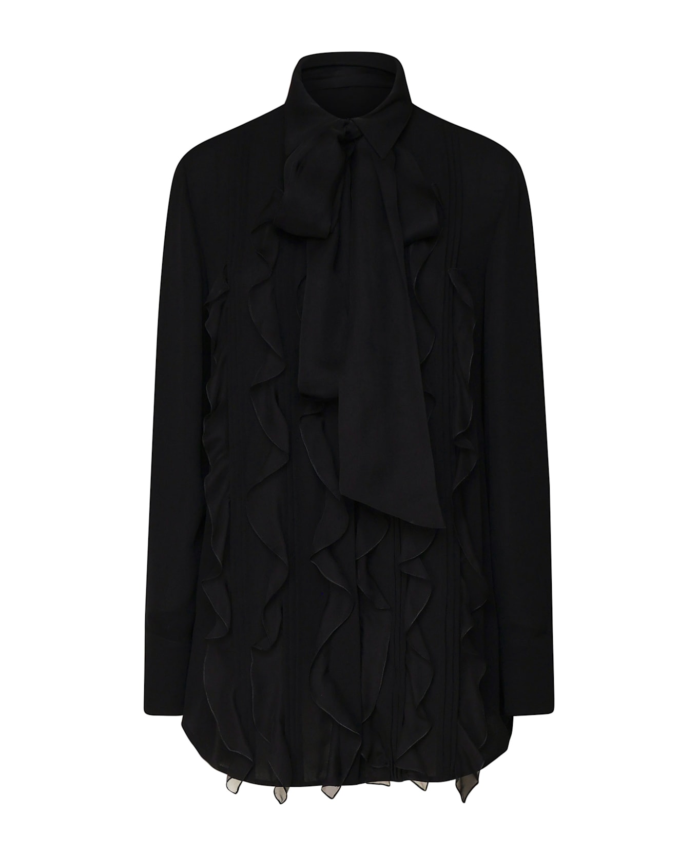 Valentino Garavani Long Sleeve Shirt - Black