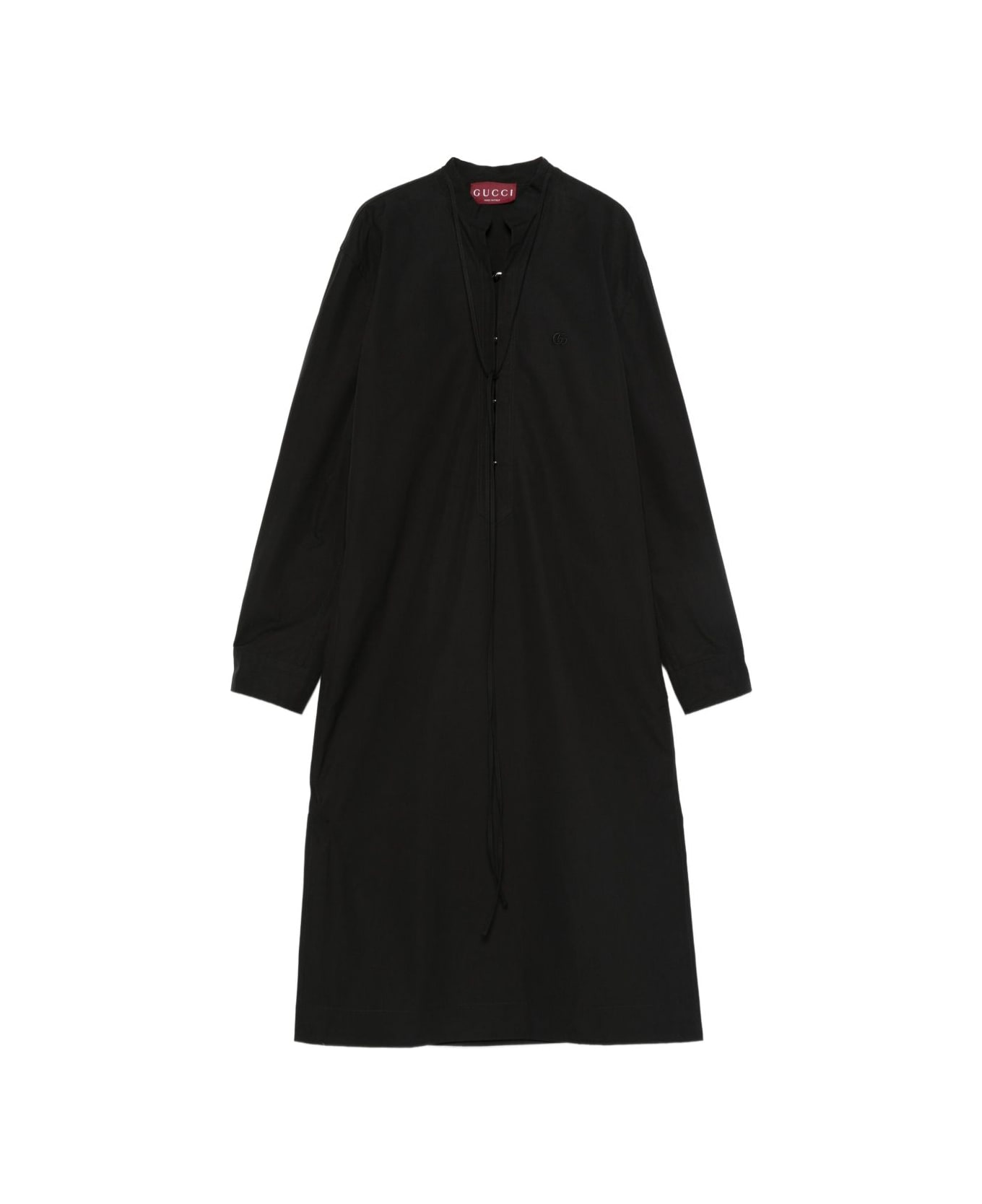 Gucci Cotton Short Dress - Black