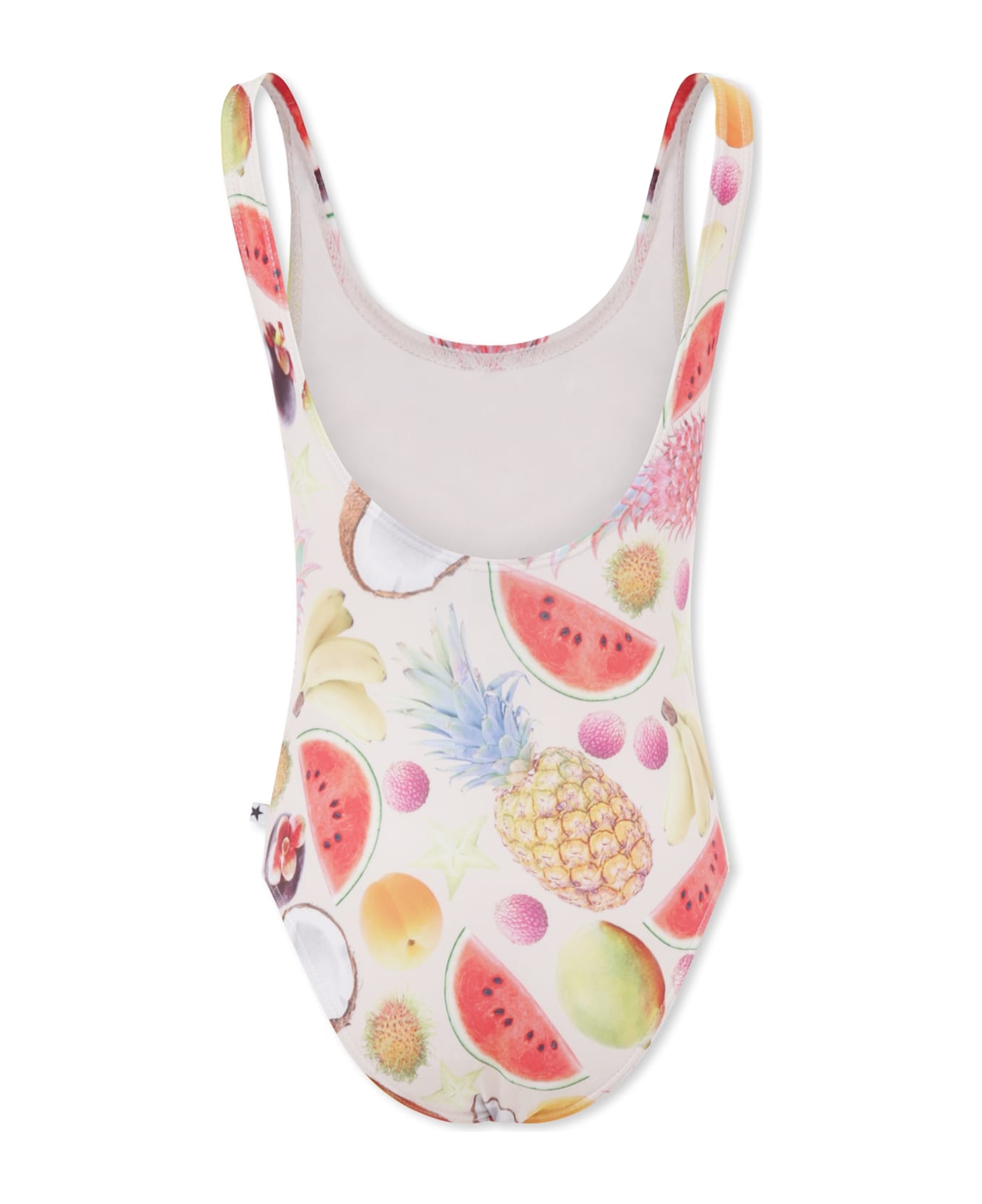 Molo Multicolor Swimsuit For Girl With Fruits - Multicolor